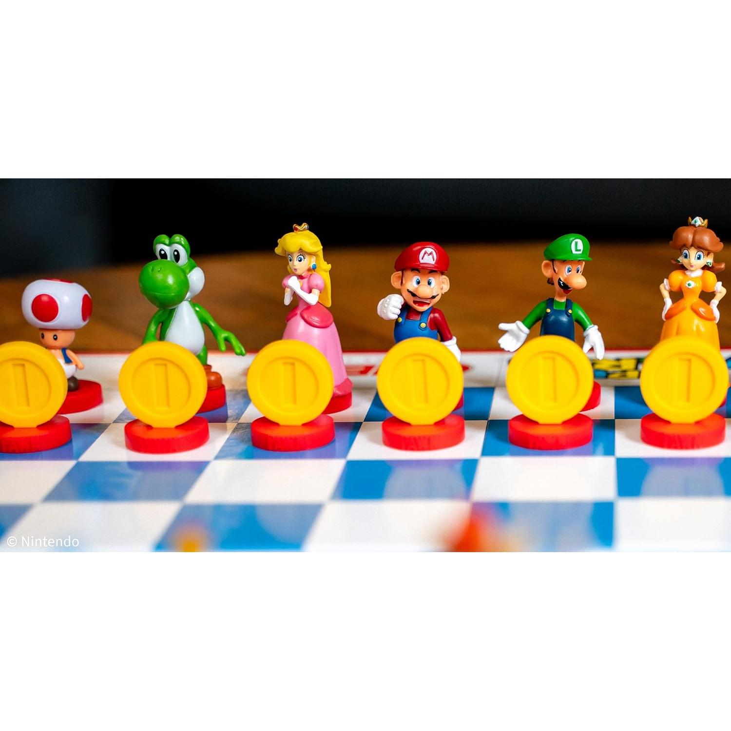 Juego de Ajedrez Super Mario Bros - 32 Piezas Pintadas a Mano