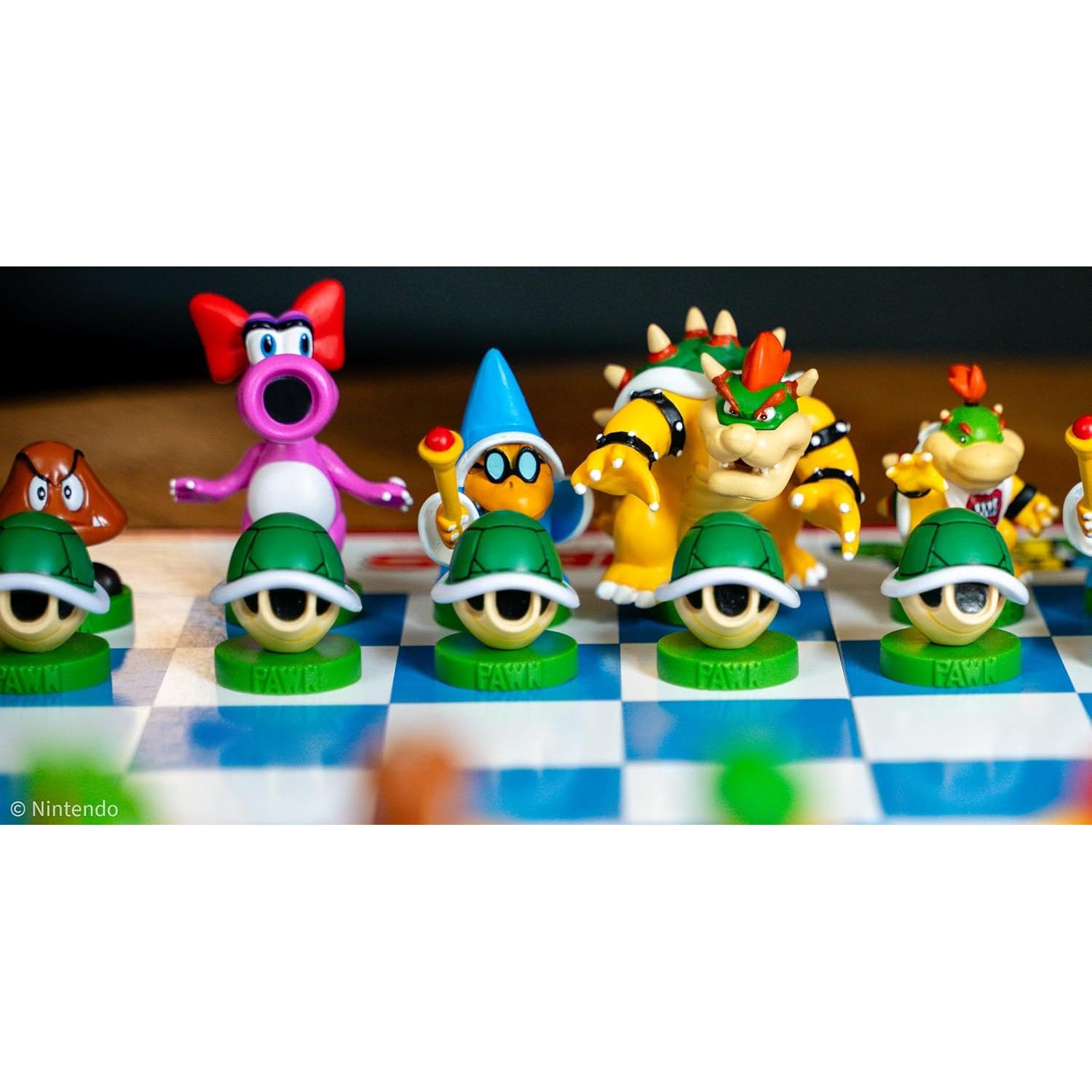 Juego de Ajedrez Super Mario Bros - 32 Piezas Pintadas a Mano