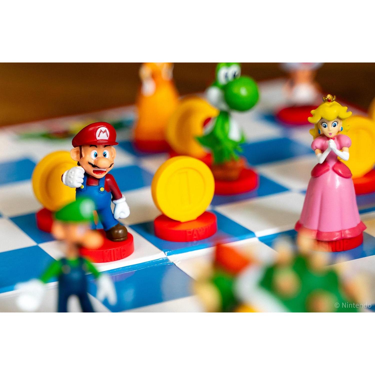 Juego de Ajedrez Super Mario Bros - 32 Piezas Pintadas a Mano