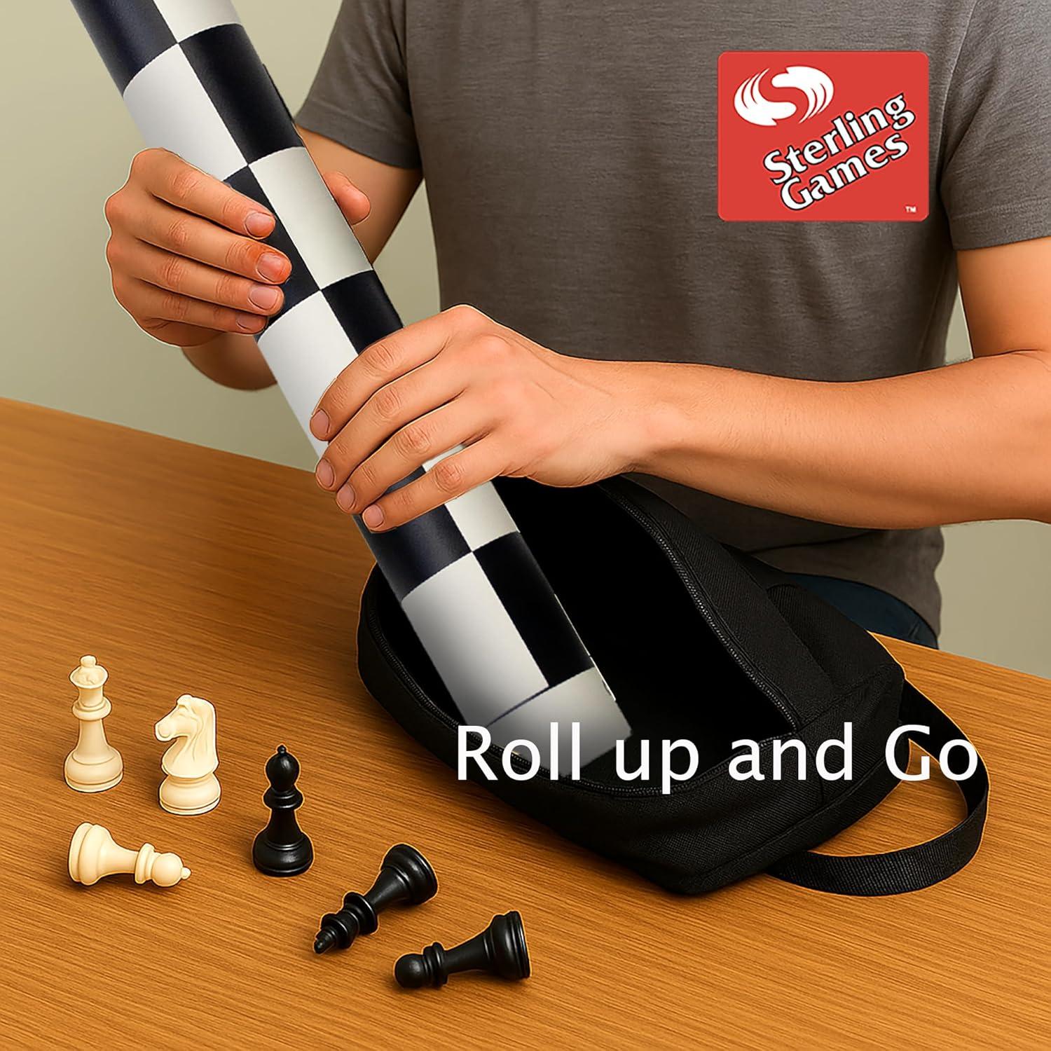 Juego de Ajedrez Portátil Extra Grande Sterling Games 50.8 cm