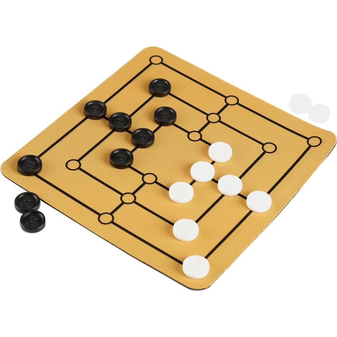 Juego de Mesa Nueve Hombres Morris Dranvosk Portátil 24x24 cm