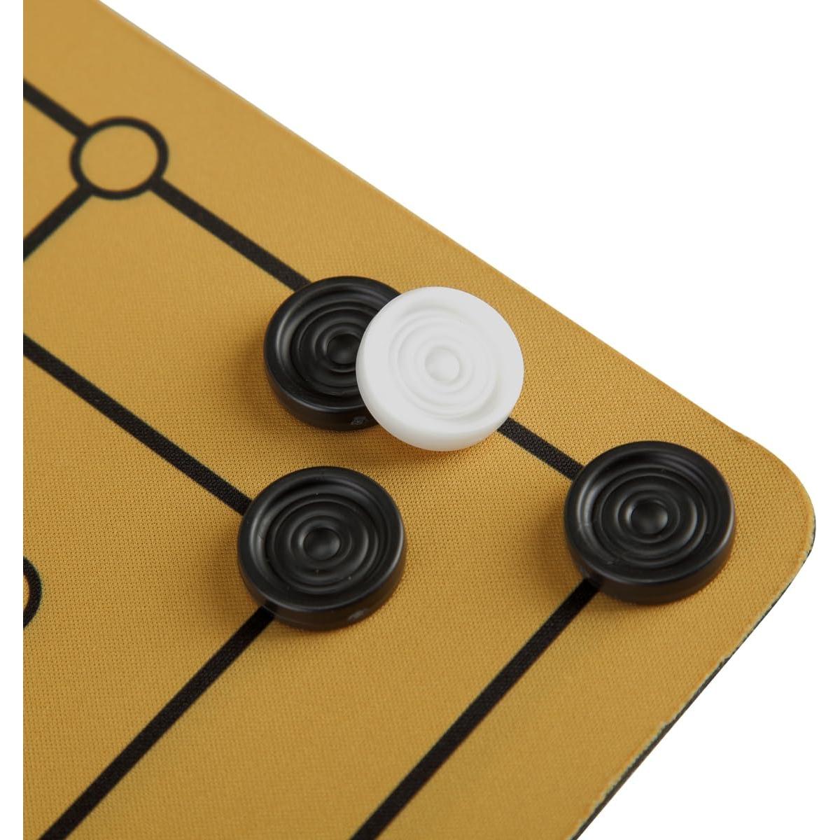 Juego de Mesa Nueve Hombres Morris Dranvosk Portátil 24x24 cm