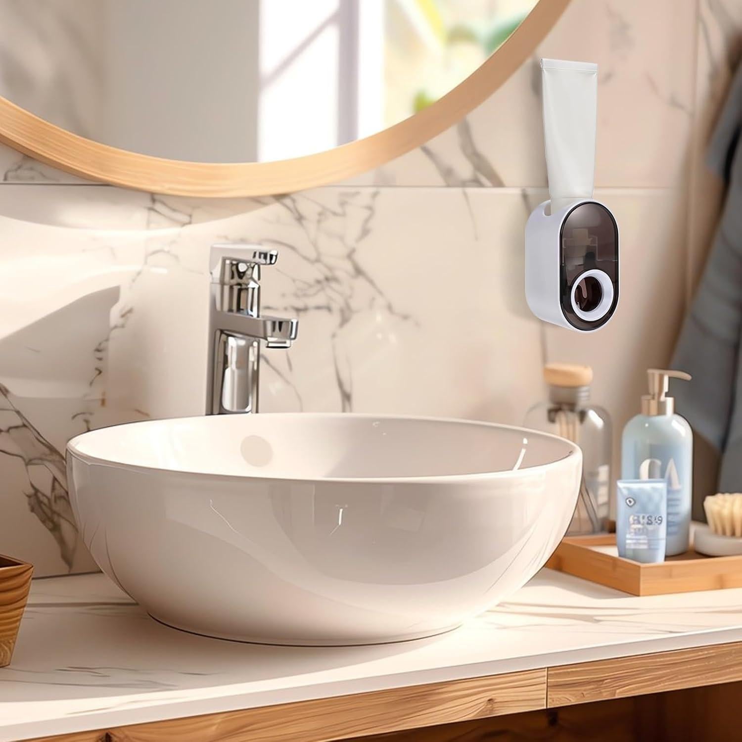 Dispensador de Pasta de Dientes Automático Gsbnjuy Montado en Pared