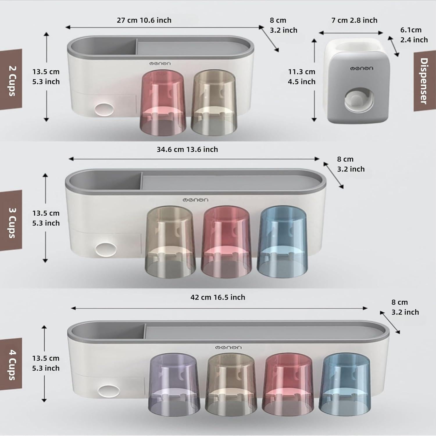 Soporte de Cepillo de Dientes Celsitudo con Dispensador Automático