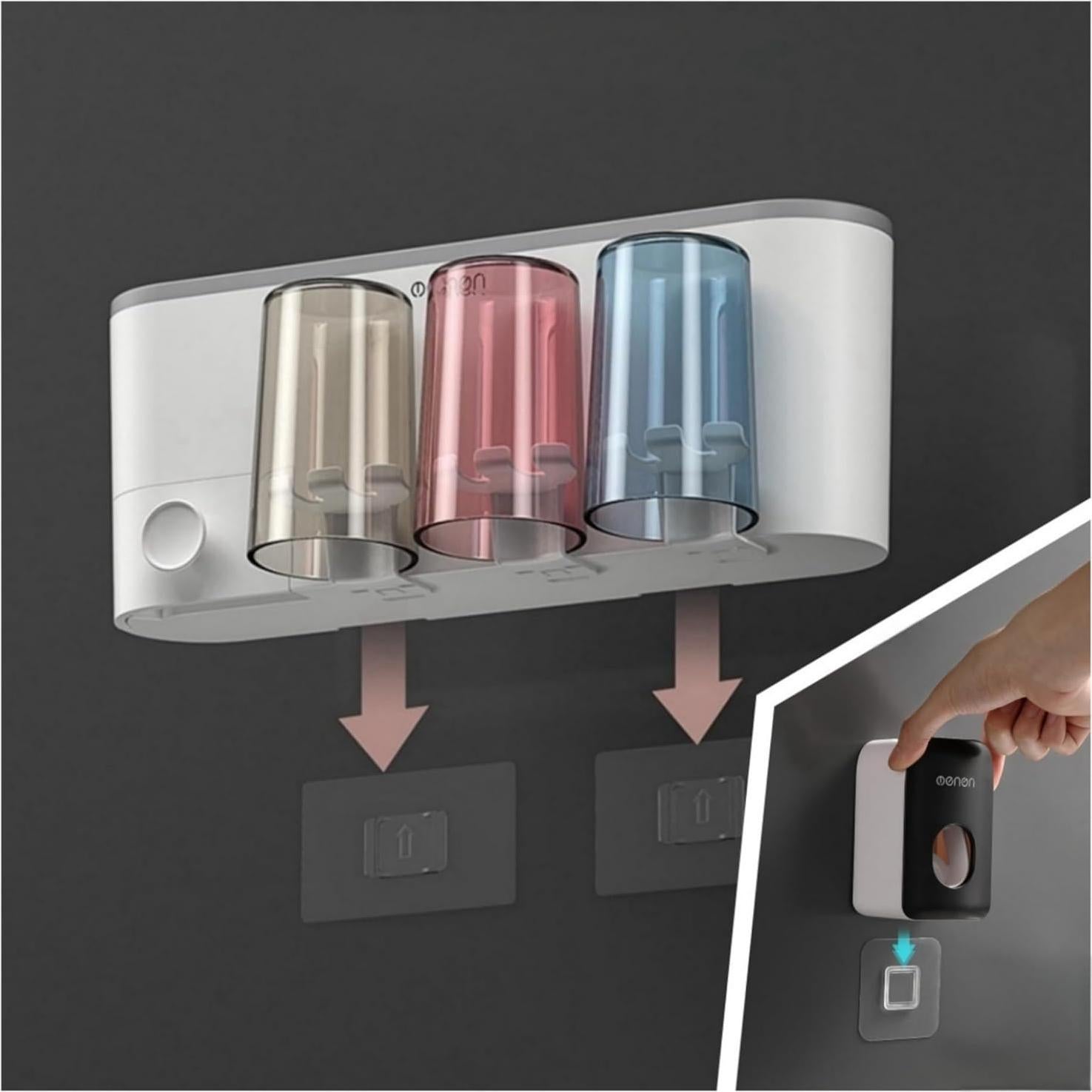 Soporte de Cepillo de Dientes Celsitudo con Dispensador Automático