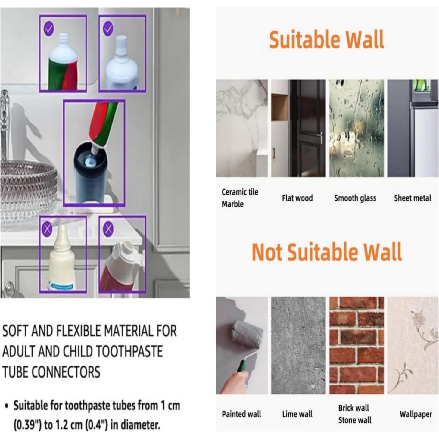 Soporte de Cepillo de Dientes Celsitudo con Dispensador Automático