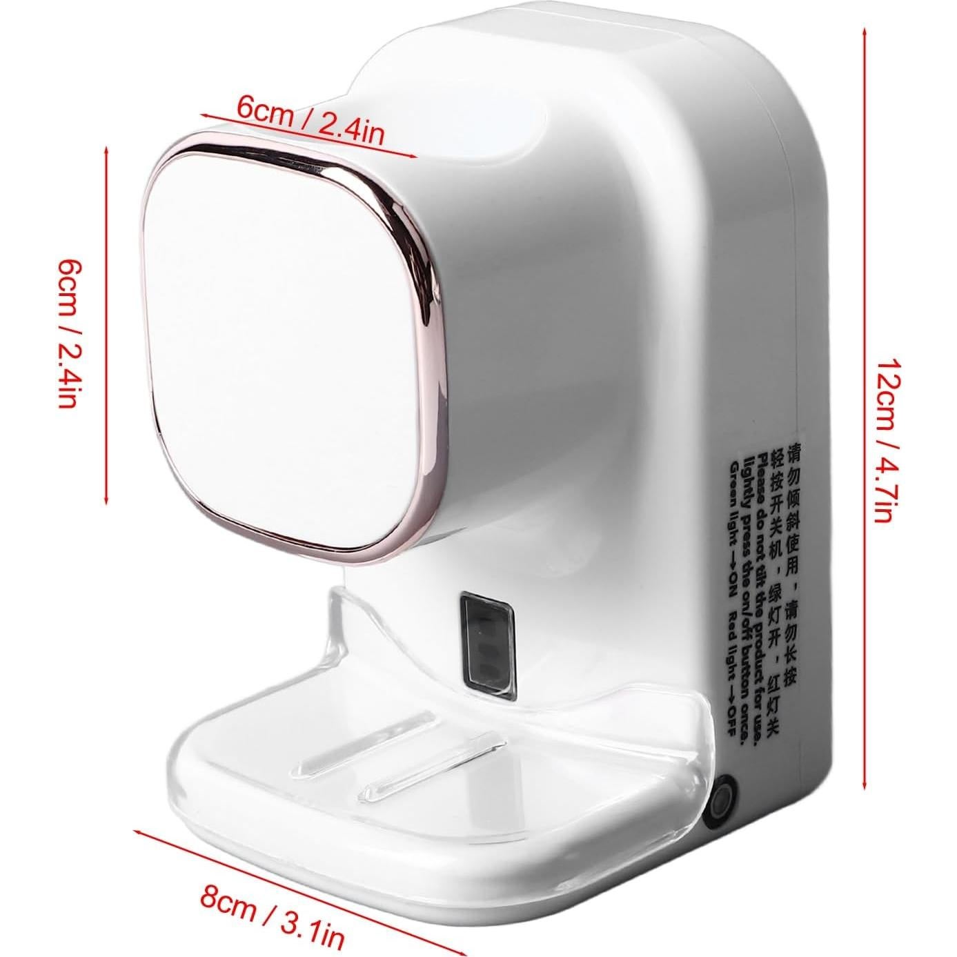 Dispensador Eléctrico de Pasta de Dientes Yechiry Blanco