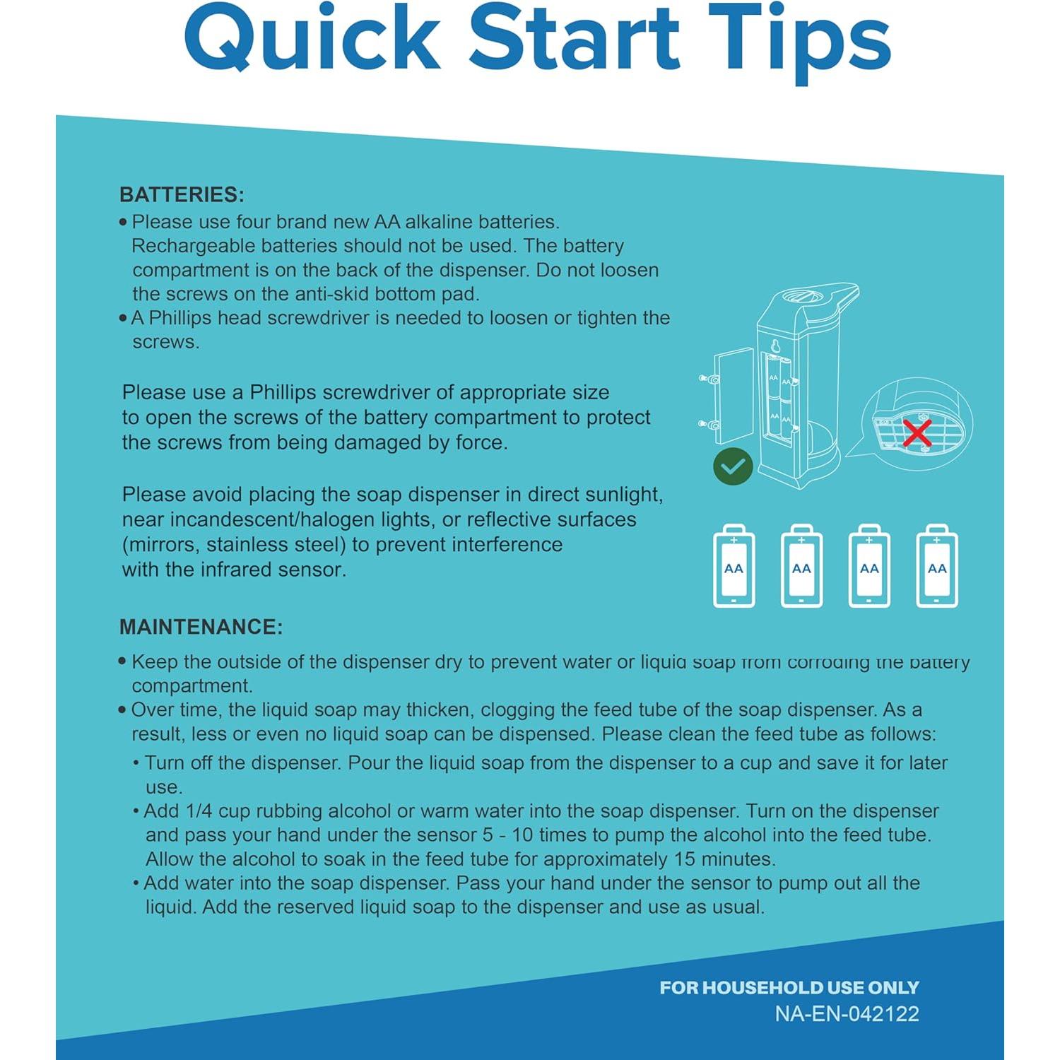 Dispensador Automático de Jabón Secura 500ml Gris Oscuro
