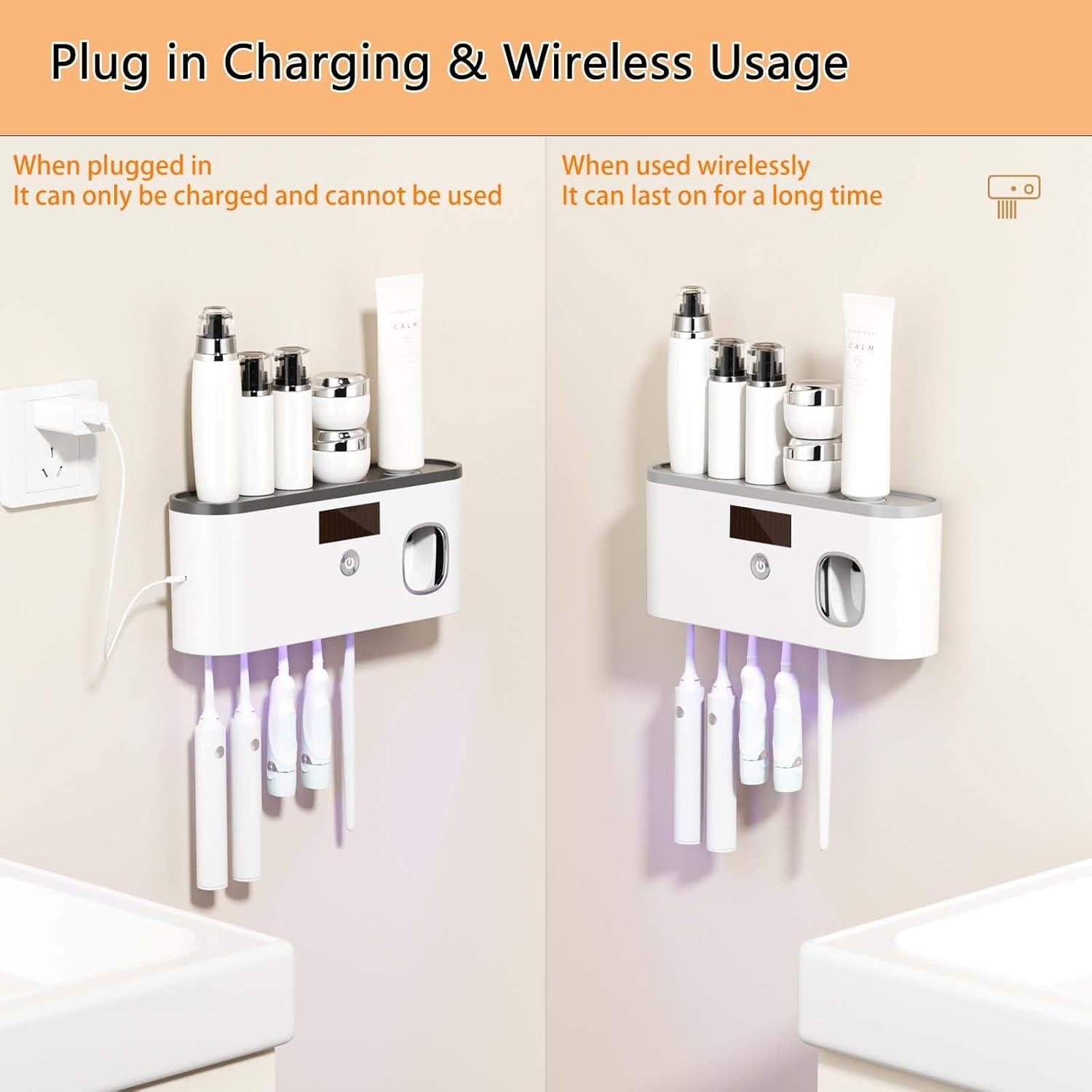 Soporte para Cepillos de Dientes DNEXIMG RA con Dispensador