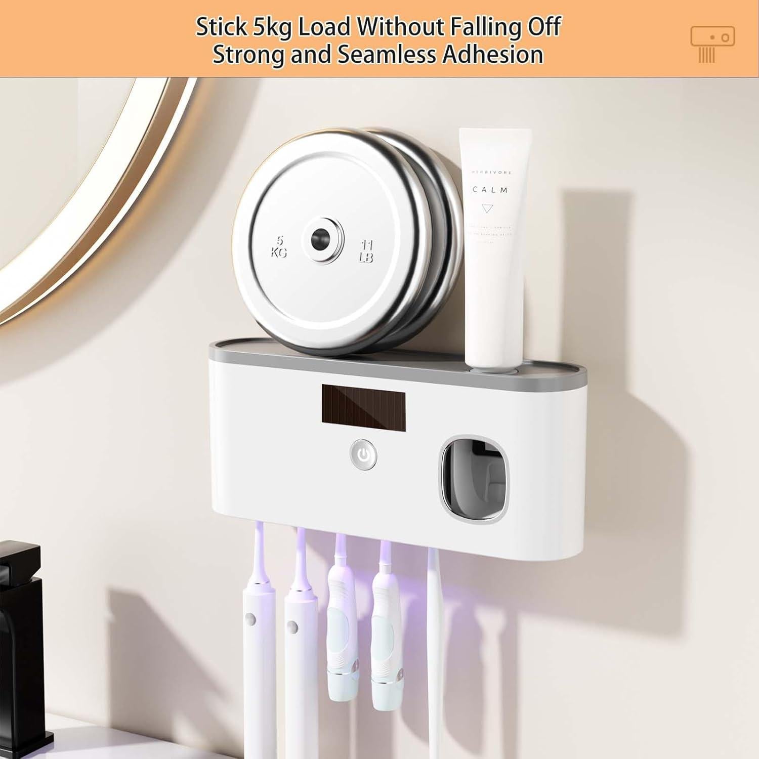 Soporte para Cepillos de Dientes DNEXIMG RA con Dispensador