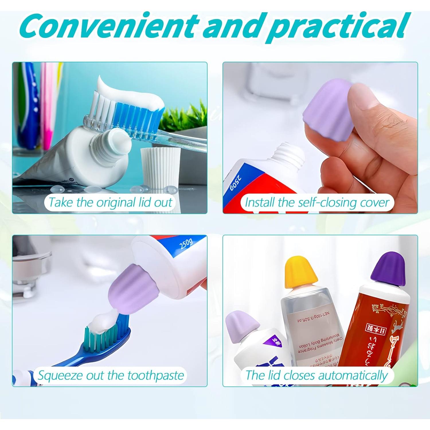 Tapas de Silicona Autocerrables Ayipaqen 7 Pack Reutilizables