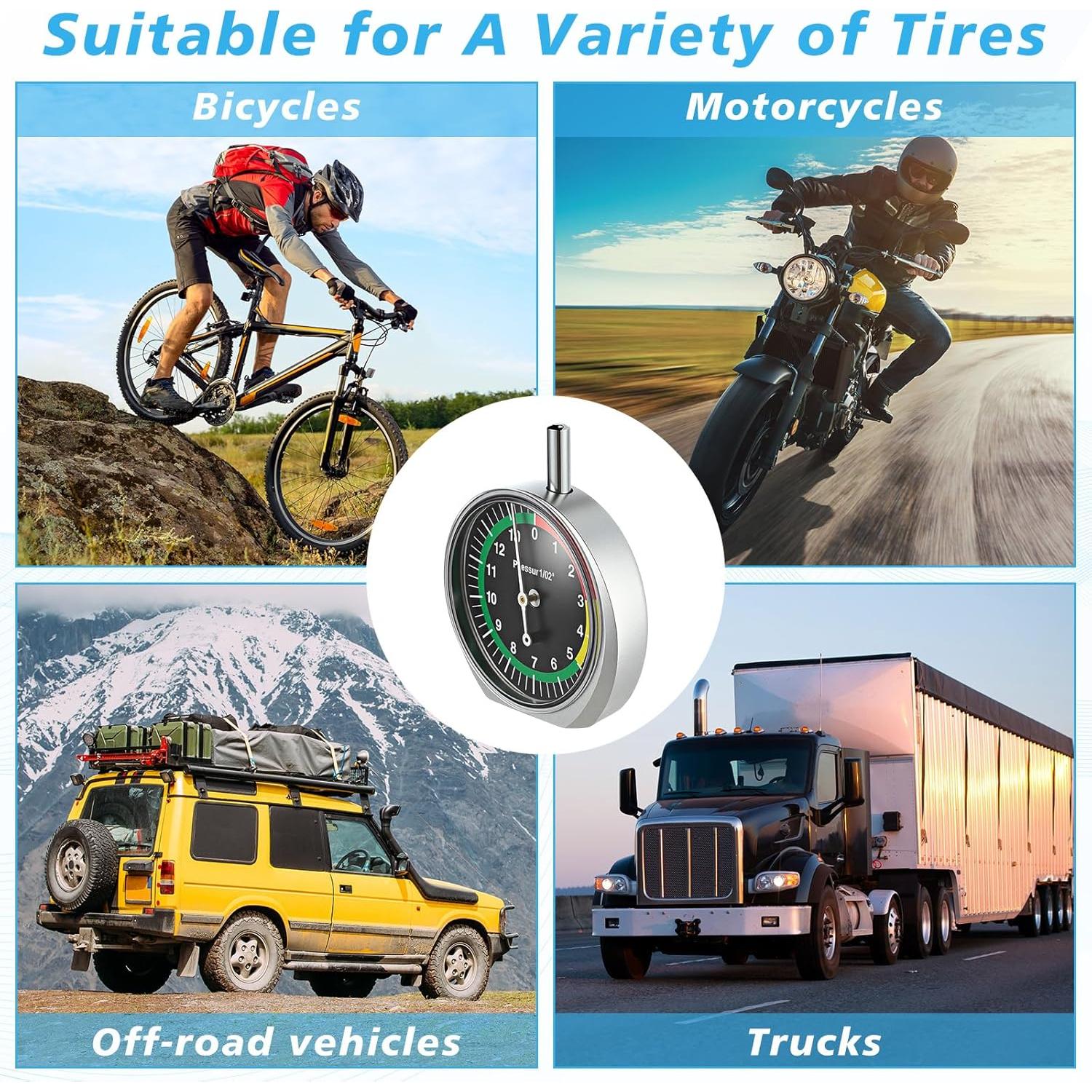 Medidor de Profundidad de Banda de Rodadura Tallew 2 Pcs