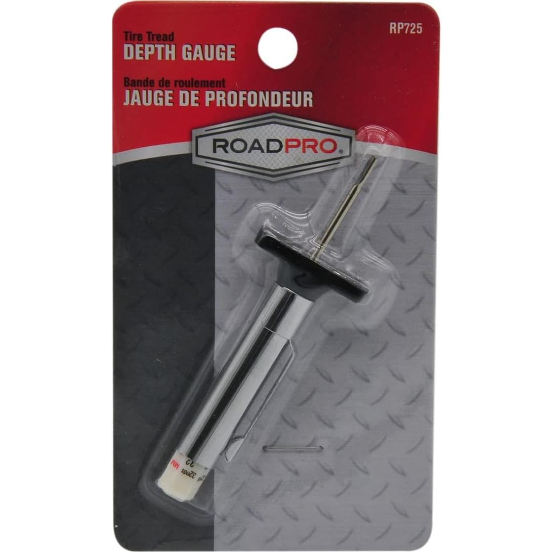 Medidor de Profundidad de Banda de Rodadura RoadPro RP725 Doble Calibración