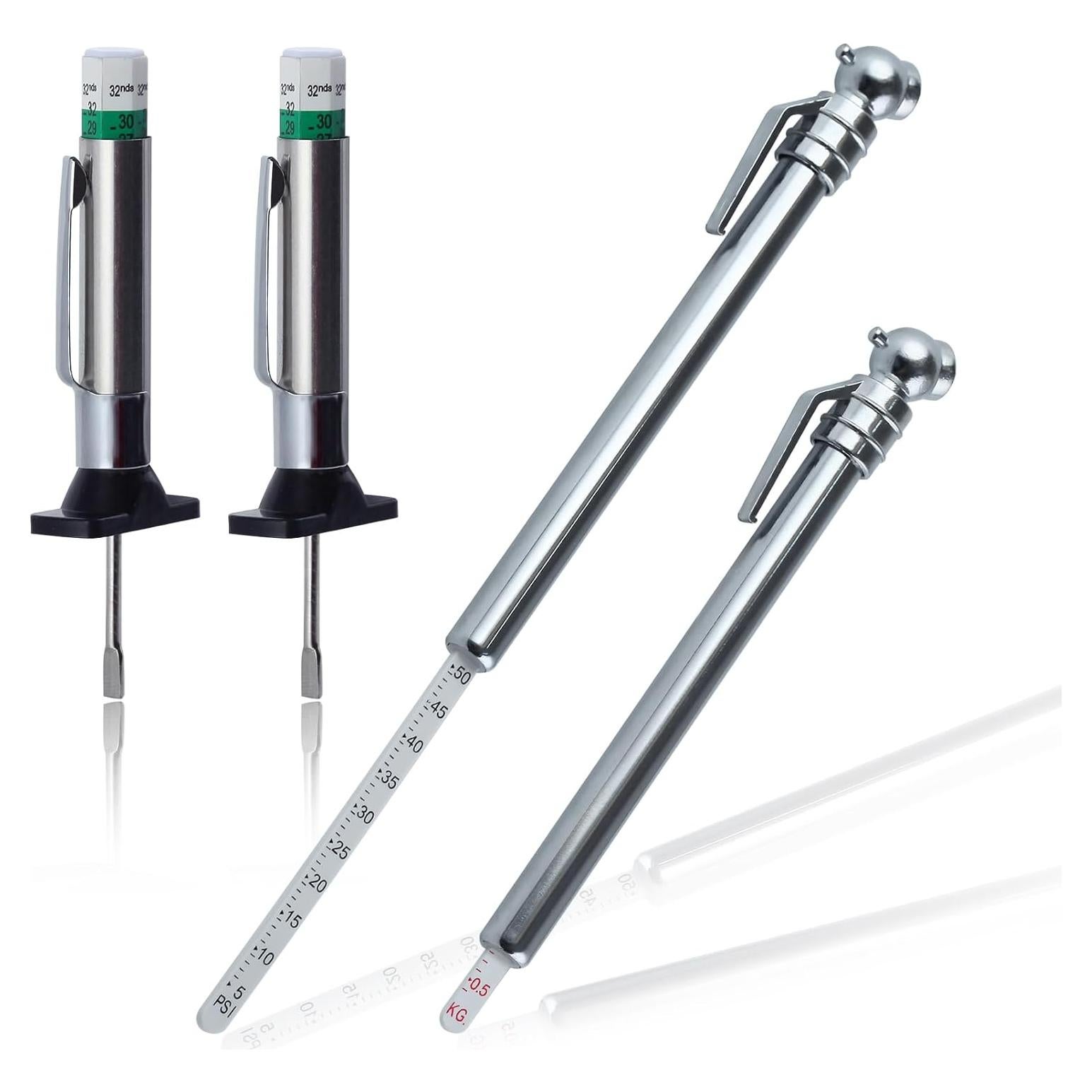 Medidor de Profundidad y Presión de Neumáticos LEONTOOL