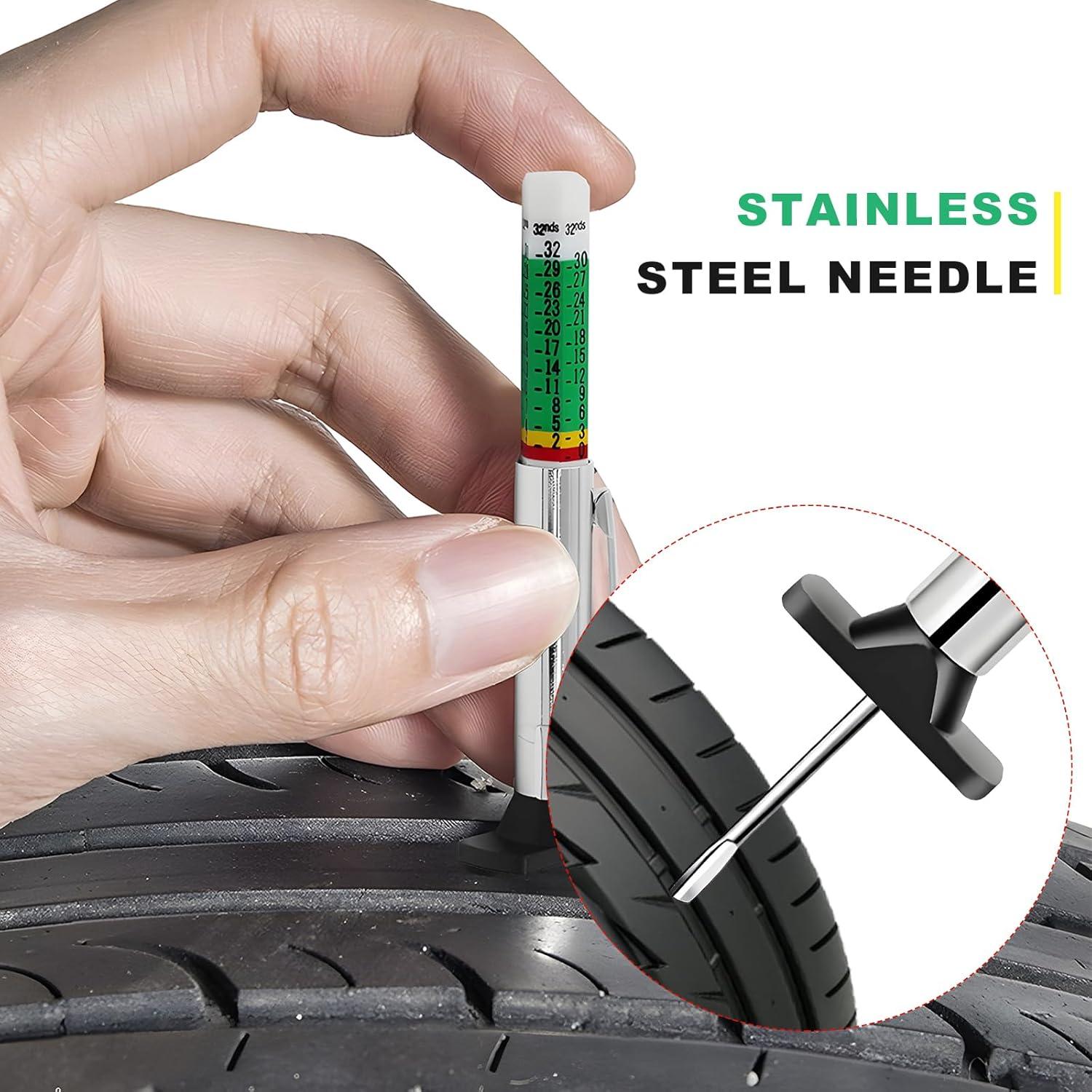 Juego de 2 medidores de profundidad de neumáticos BWBWND