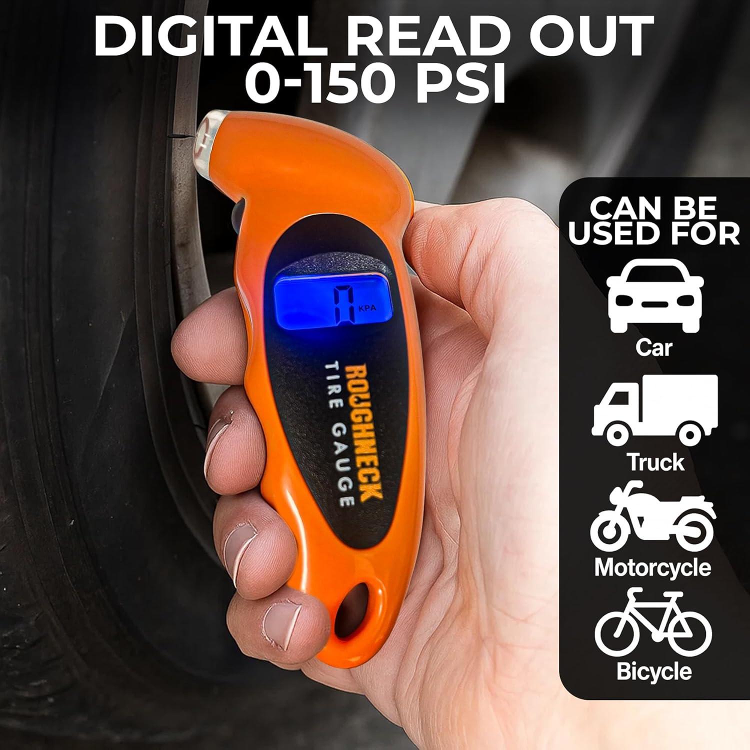 Medidor Digital de Presión de Neumáticos Vaulted Skulls 11.43 cm