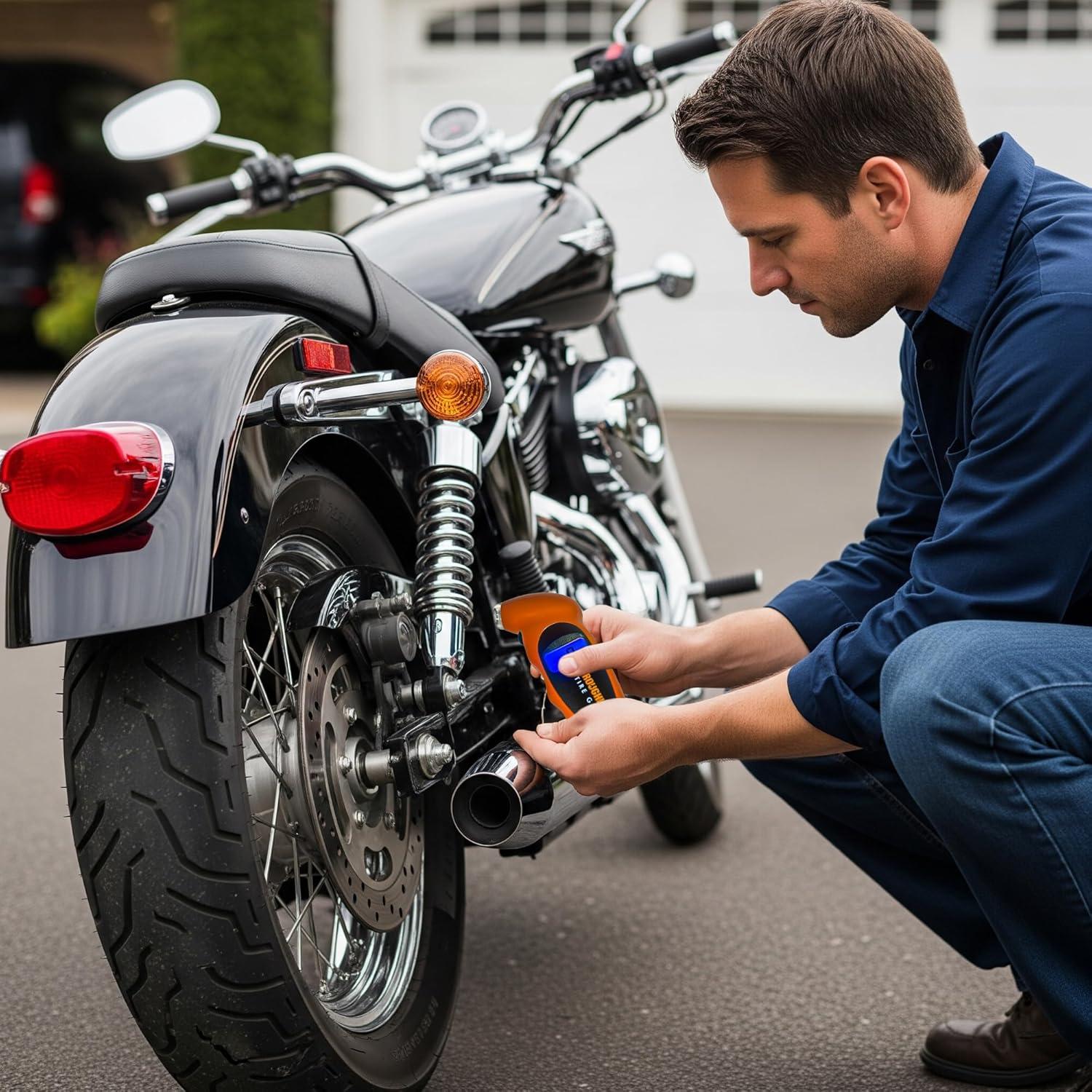 Medidor Digital de Presión de Neumáticos Vaulted Skulls 11.43 cm