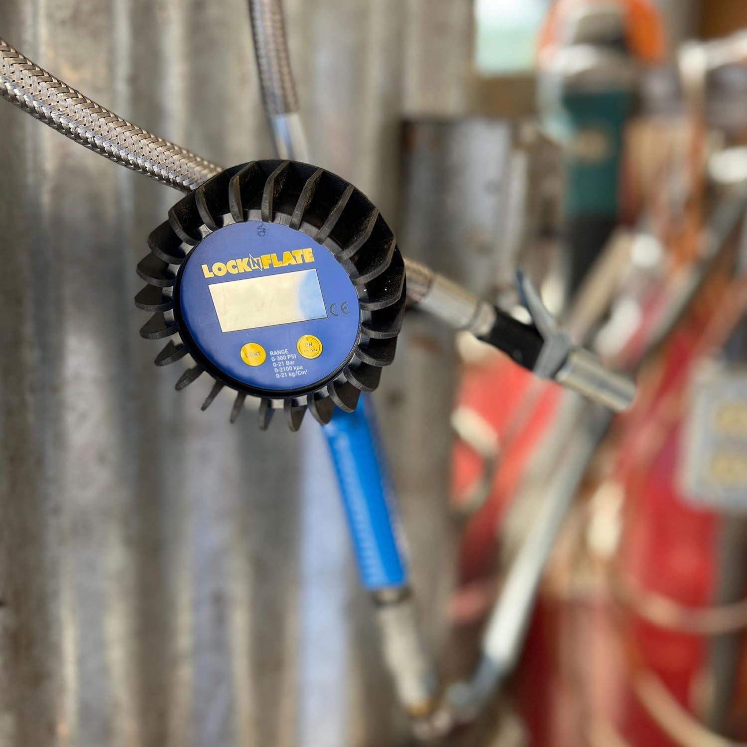 Inflador Digital de Neumáticos LockNLube LNL65301-KIT 300 PSI