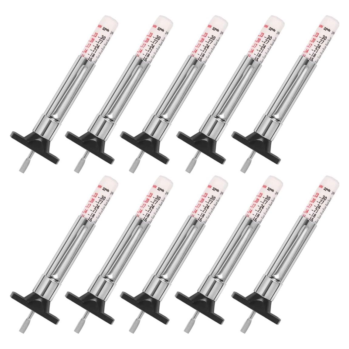 Calibrador de Profundidad de Banda PROND - 10PCS Blanco