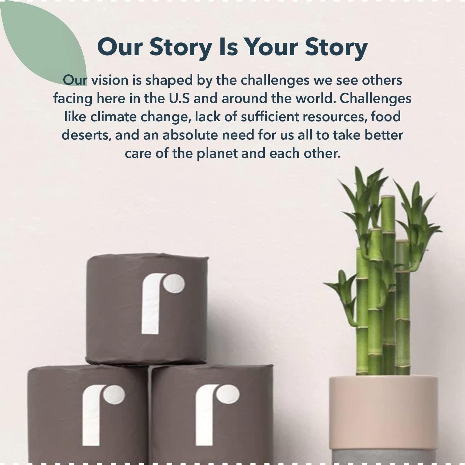 Papel Higiénico Premium Reel 12 Rollos 3 Capas de Bambú