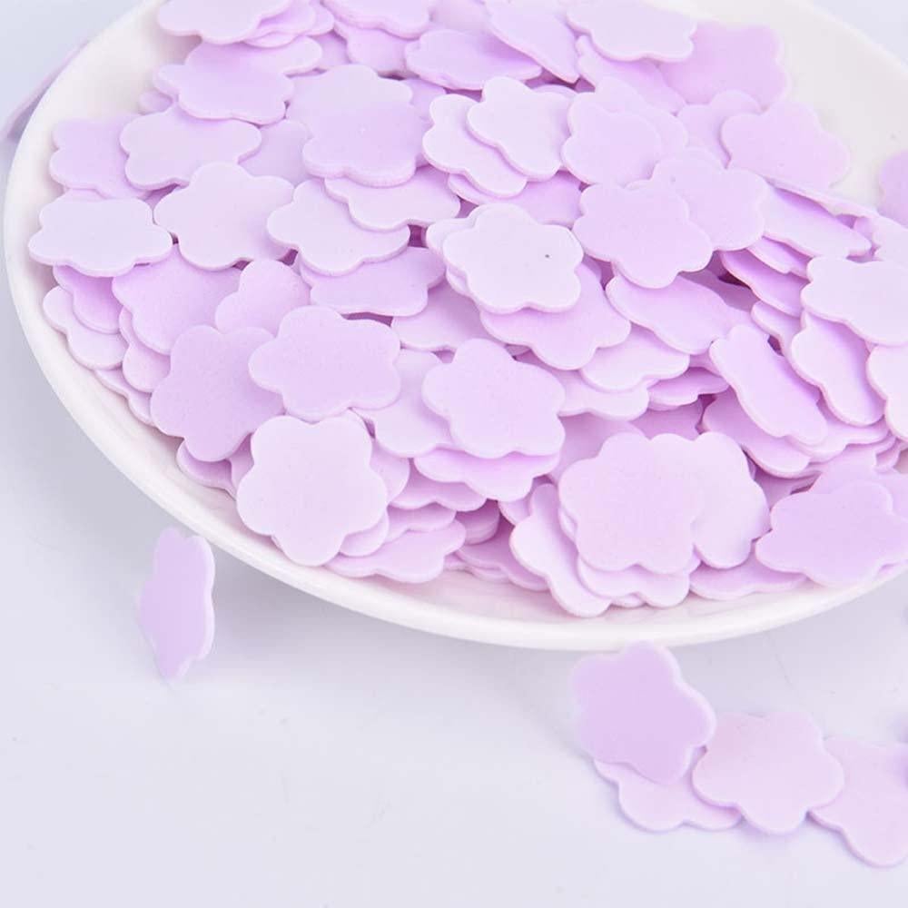 100/1000 Sheets Disposable Hand Wash Petal Soap Sheets Hand Bath Toiletry Paper Soap Flakes (100pcs, pink)