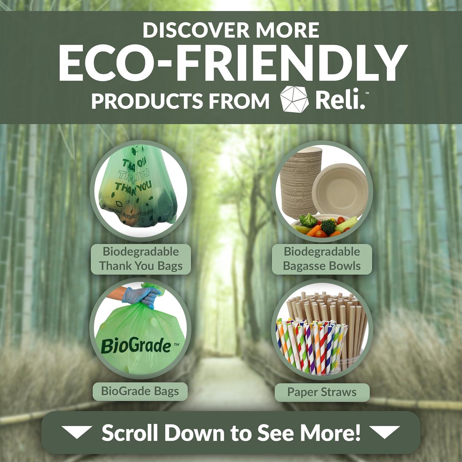 Papel Higiénico de Bambú Reli 3 Capas Jumbo 12 Rollos 350 Hojas