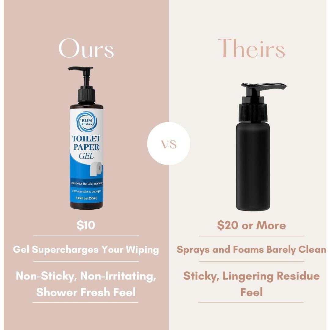 Gel de Papel Higiénico Bum Breeze 240g - Alternativa Segura
