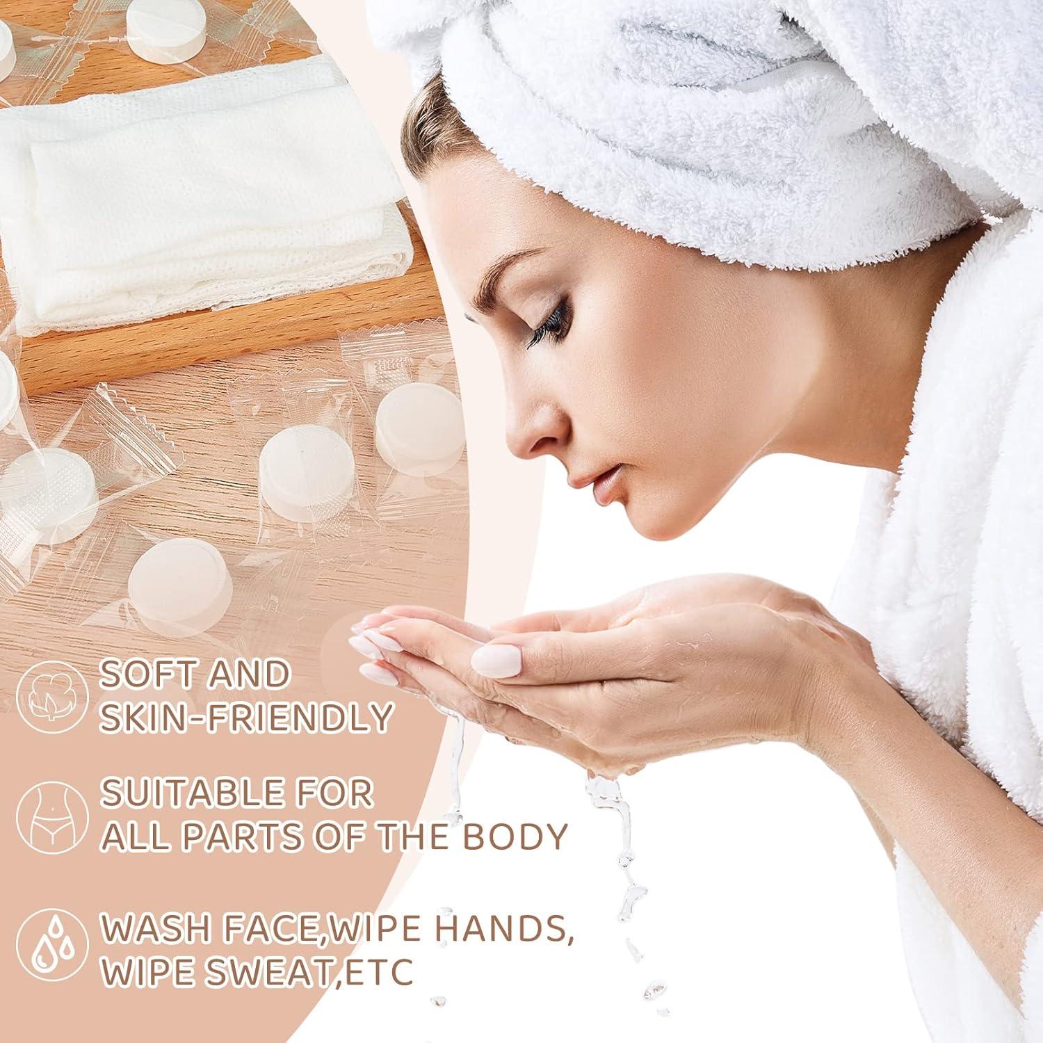 Toallas Comprimidas Juexica 1000 Pcs Algodón Portátiles