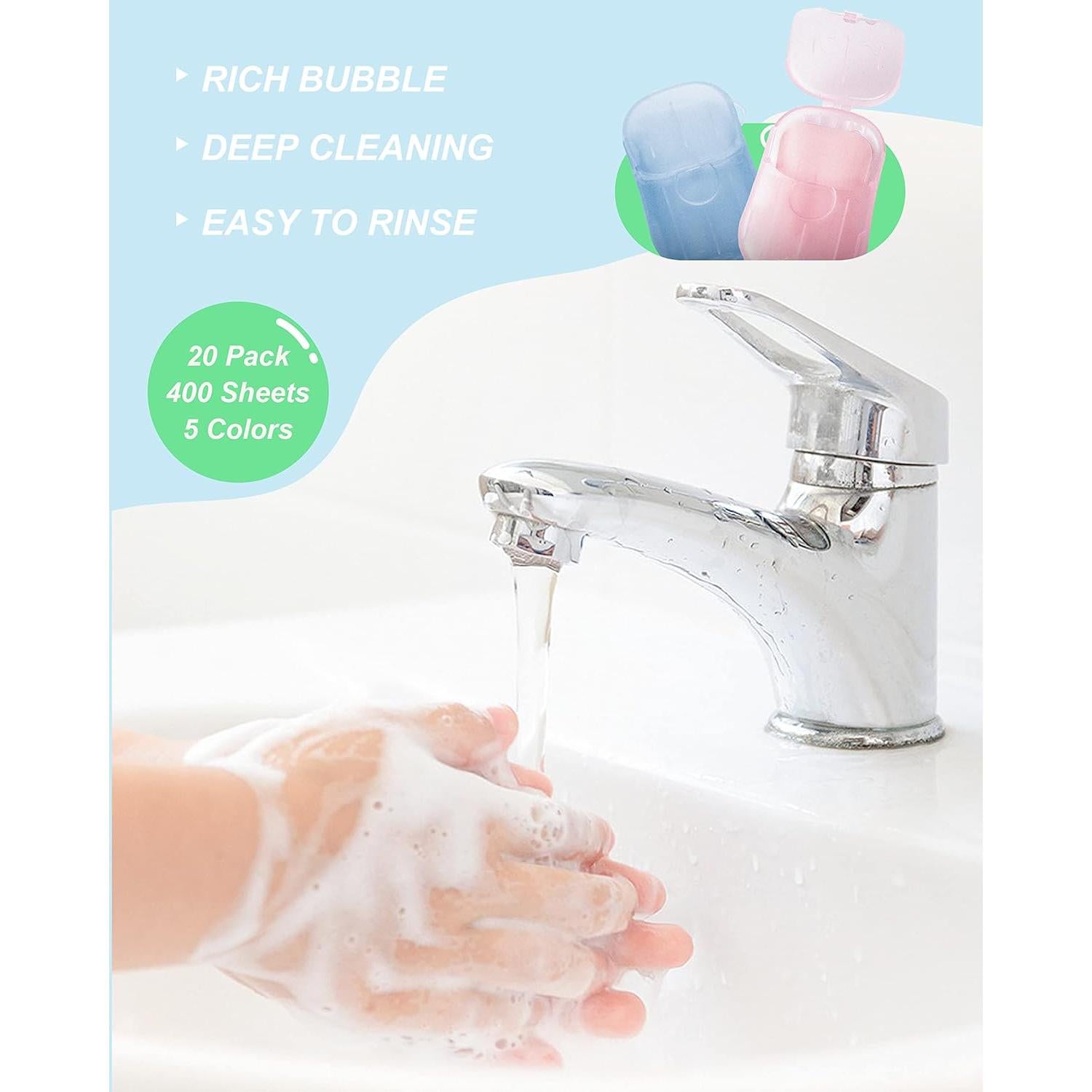 Hojas de Jabón de Papel DF DUALFERV para Manos - 400 Hojas