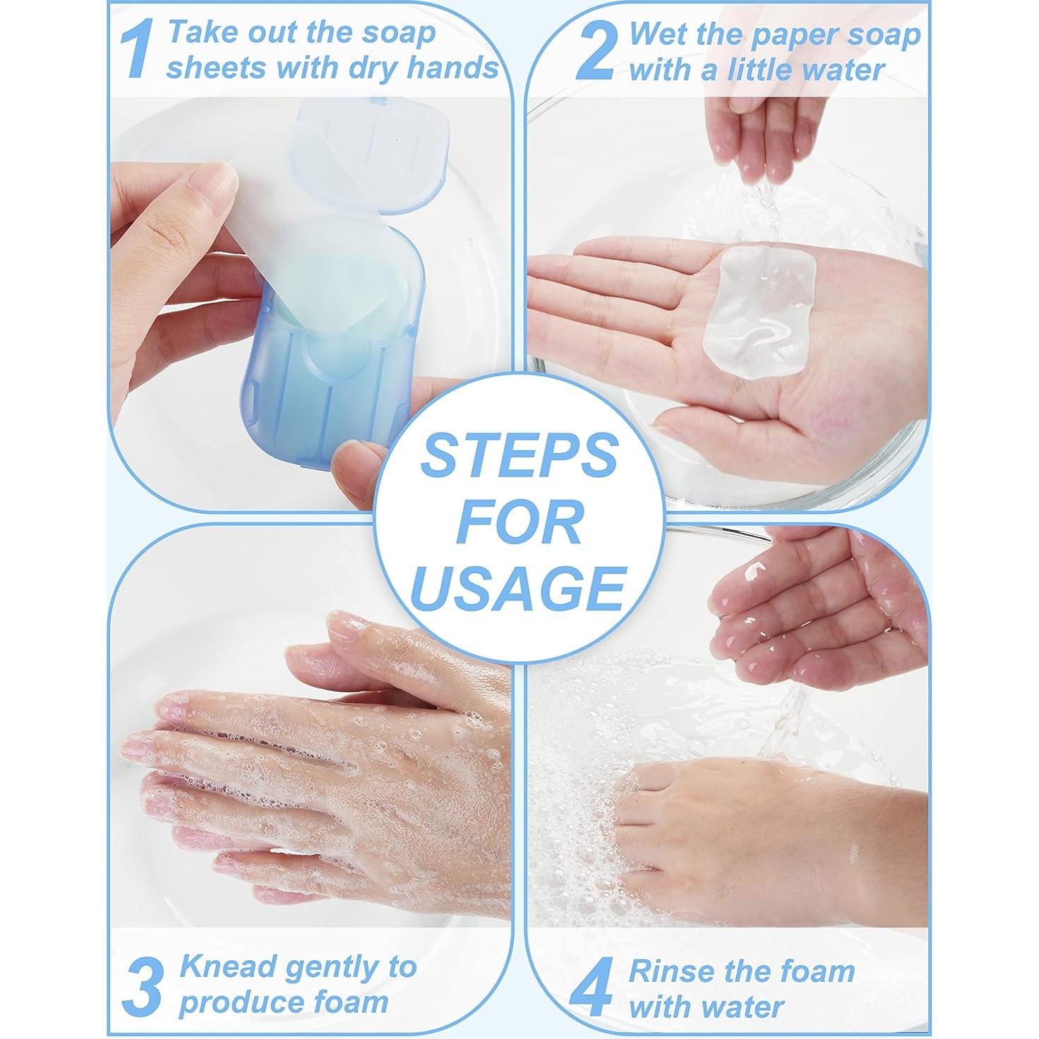 Hojas de Jabón de Papel DF DUALFERV para Manos - 400 Hojas