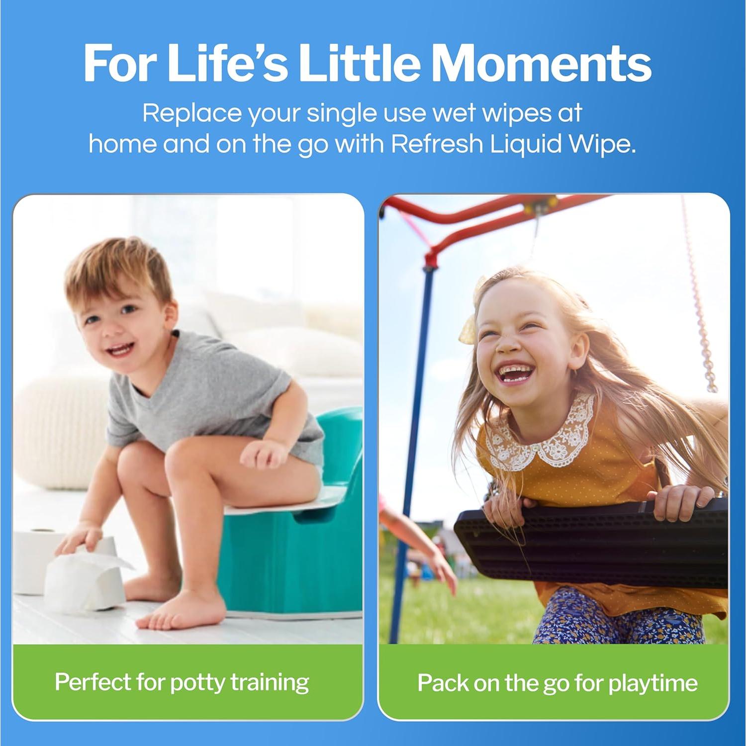 Toallita Líquida Refresh 50ml - Espuma para Papel Higiénico