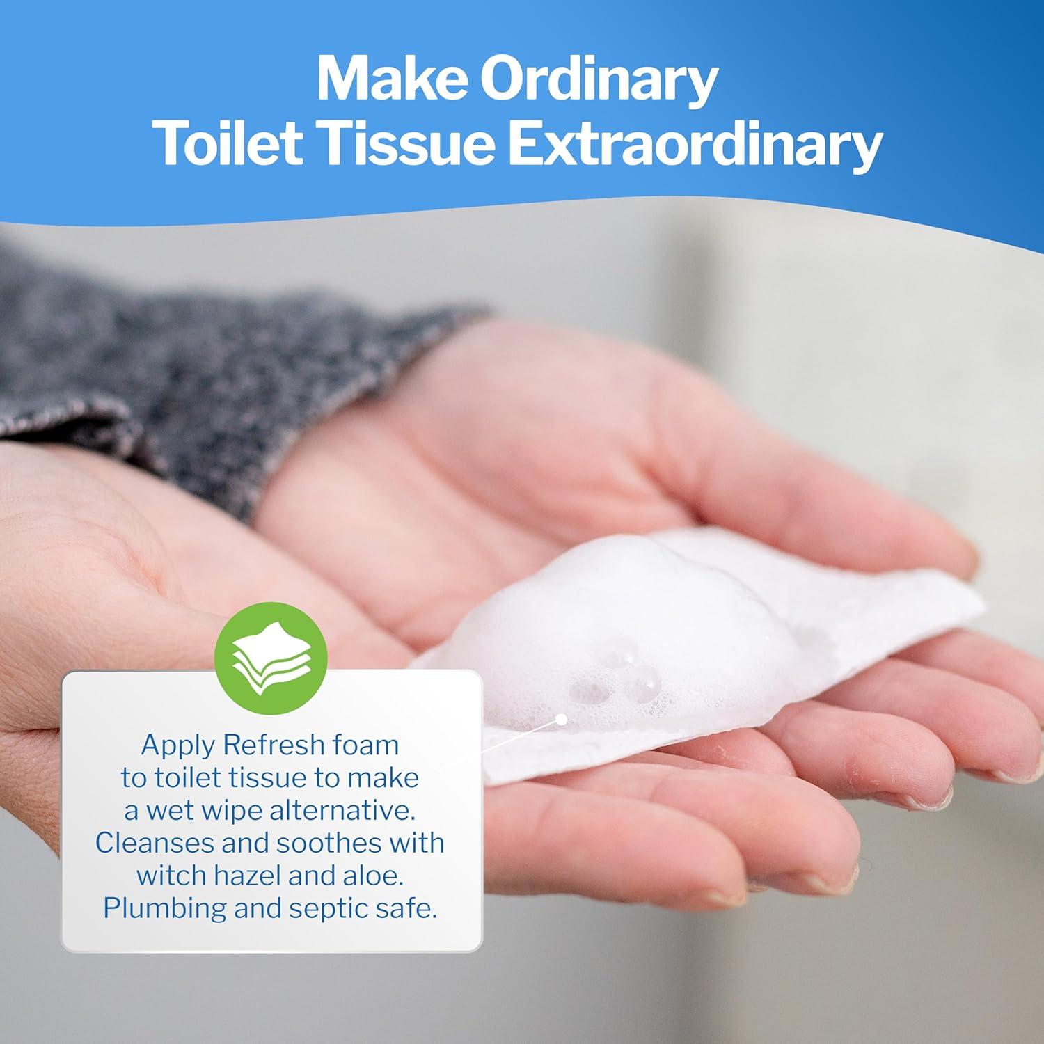 Toallita Líquida Refresh 50ml - Espuma para Papel Higiénico