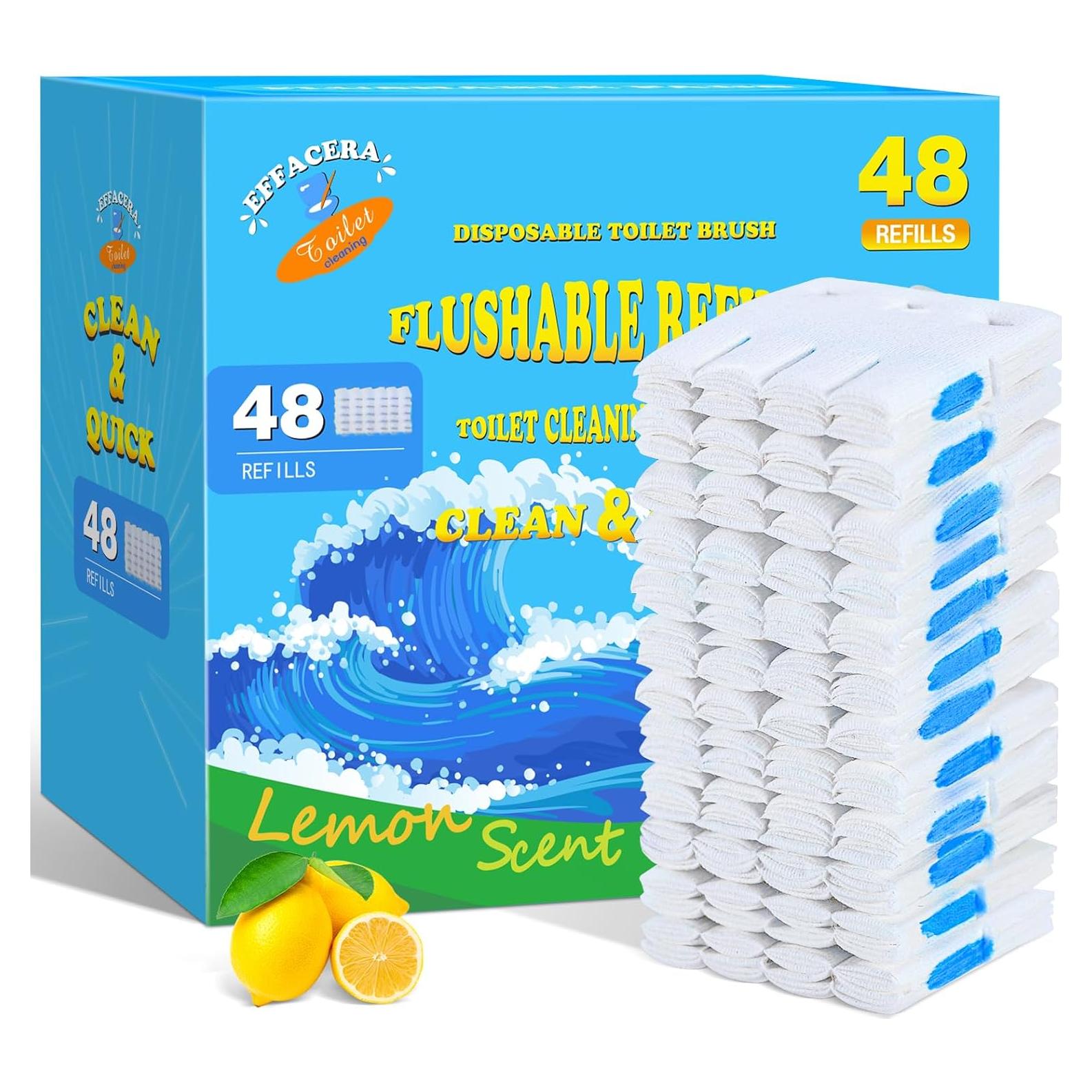 Recargas de Inodoro Desechables Effacera 48 Unidades Biodegradables