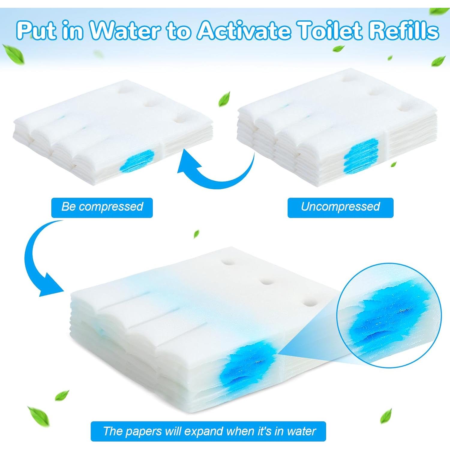 Recargas de Inodoro Desechables Effacera 48 Unidades Biodegradables