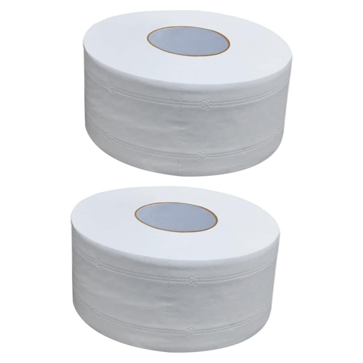 Papel Higiénico Negro Acolchado Doble Rollo Minkissy 2 Unidades