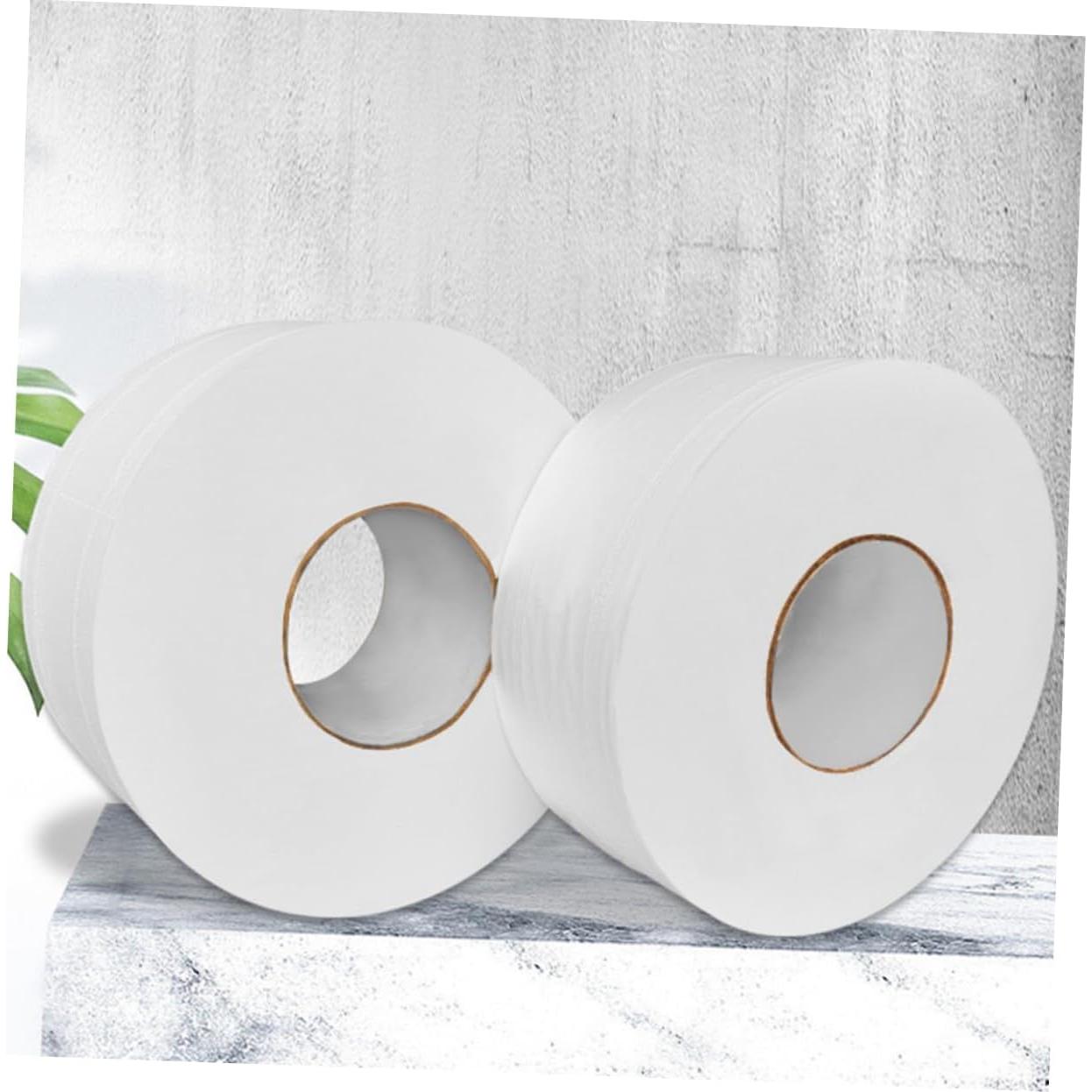 Papel Higiénico Negro Acolchado Doble Rollo Minkissy 2 Unidades