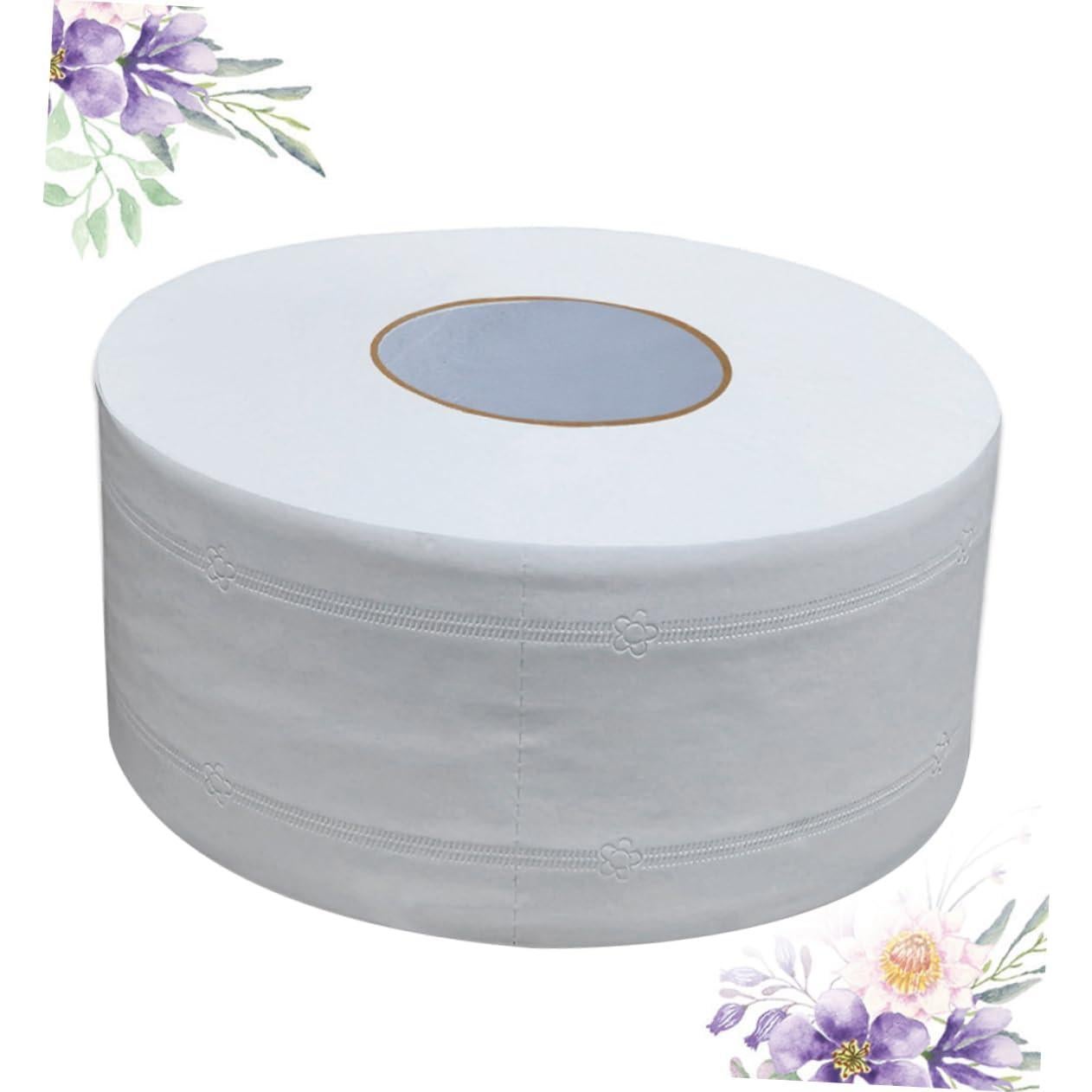 Papel Higiénico Negro Acolchado Doble Rollo Minkissy 2 Unidades