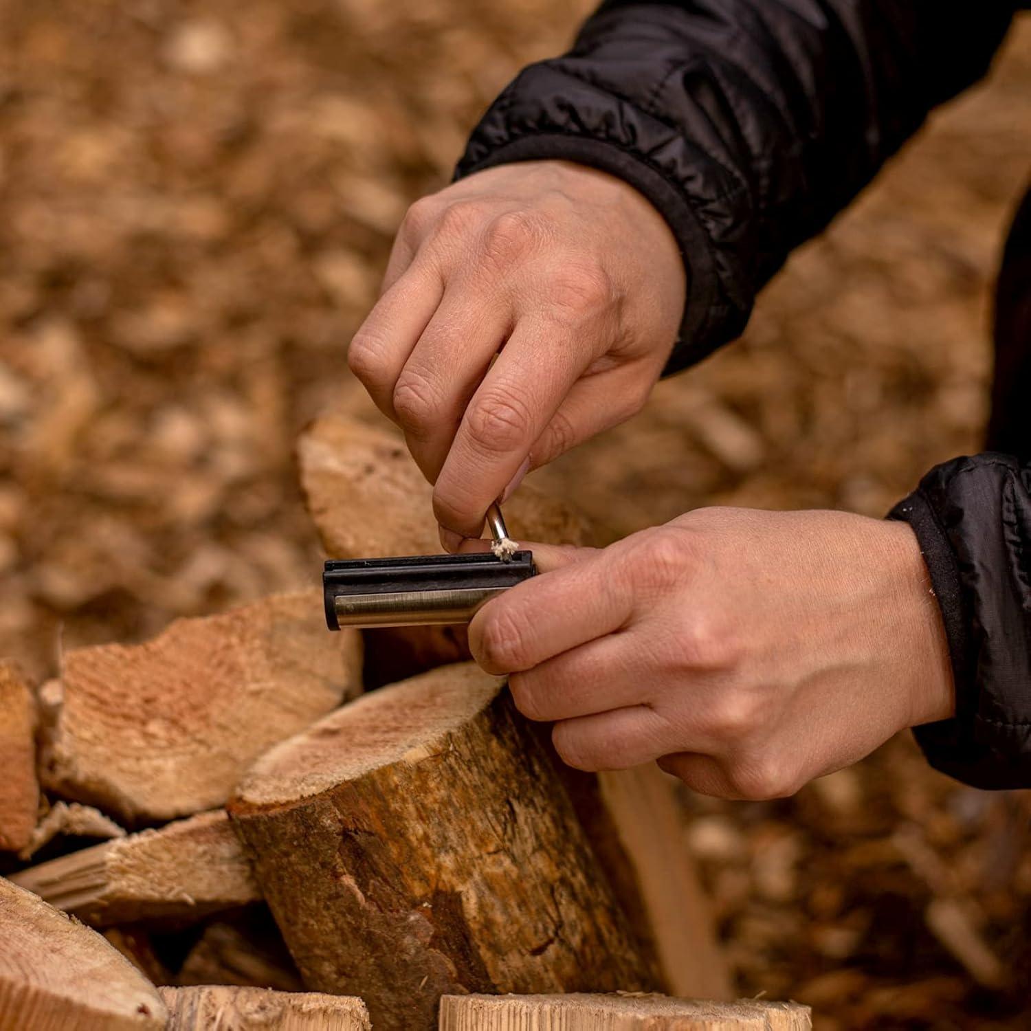 Encendedor Compacto ASR Outdoor con Brújula y Varilla de Yesca