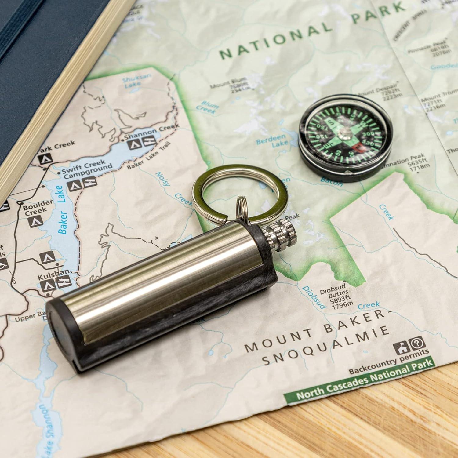 Encendedor Compacto ASR Outdoor con Brújula y Varilla de Yesca