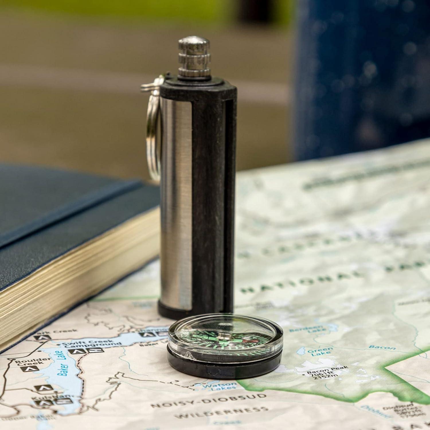 Encendedor Compacto ASR Outdoor con Brújula y Varilla de Yesca