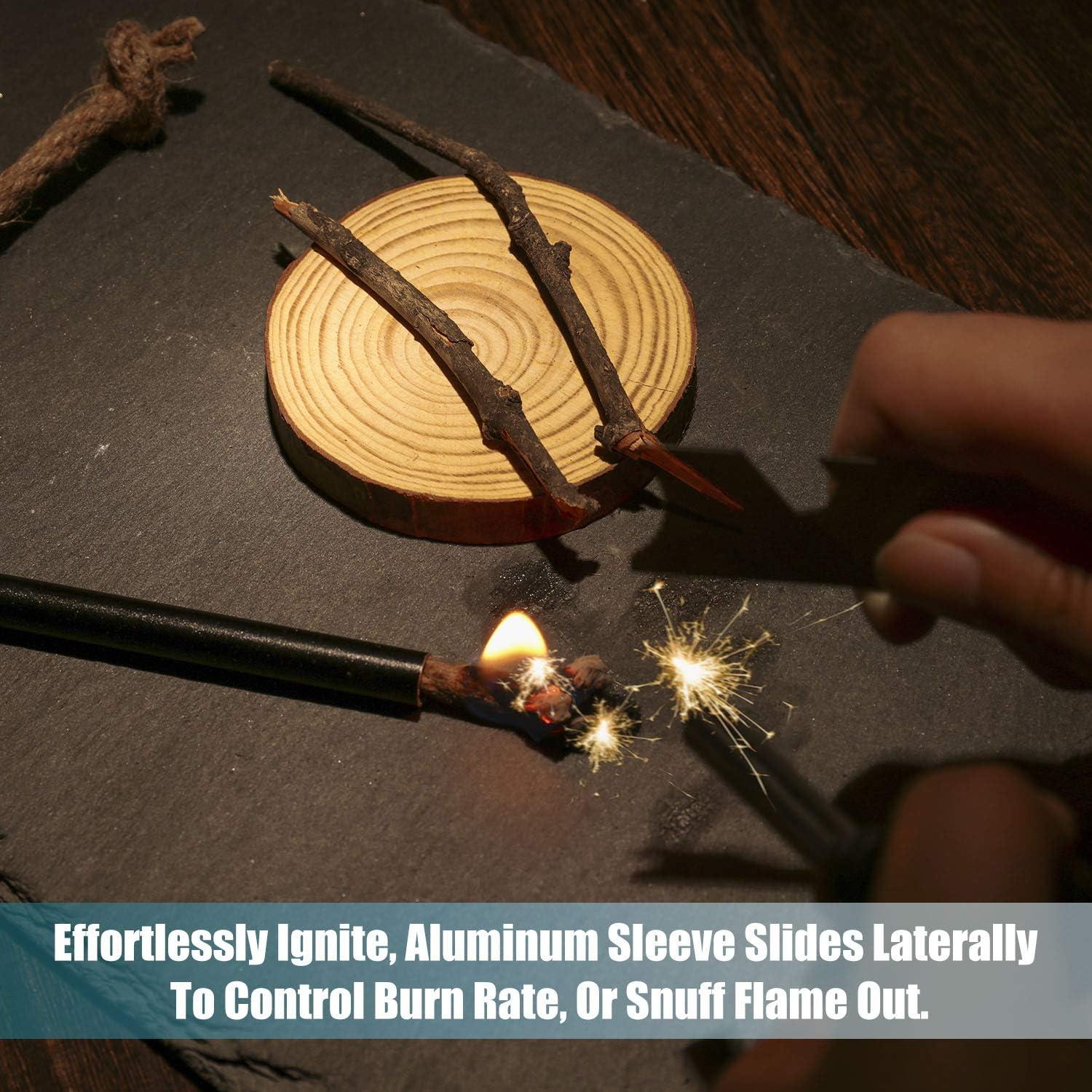 BBTO 6 Piezas Tubo de Yesca de Yute Impermeable 33 cm