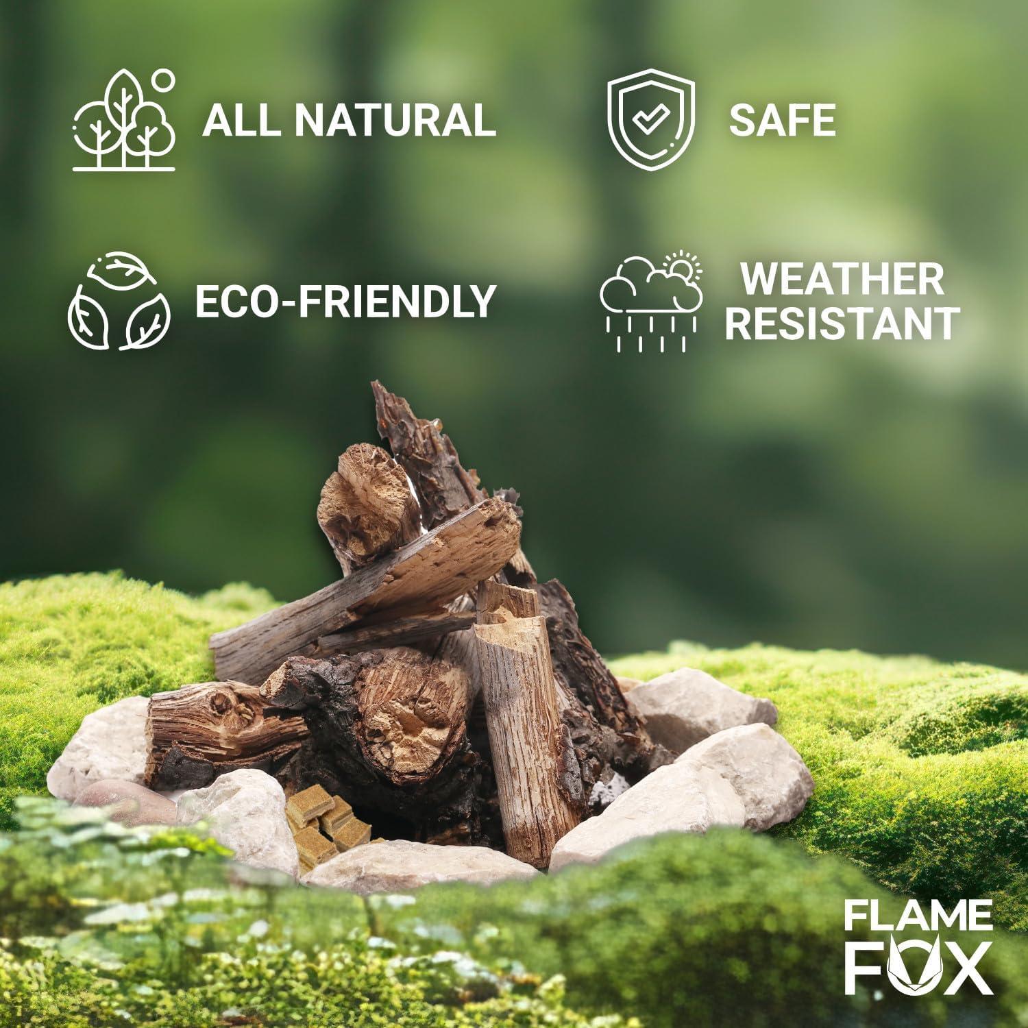 Cubes de Fuego Flamefox 320pcs - Encendedor Rápido y Ecológico