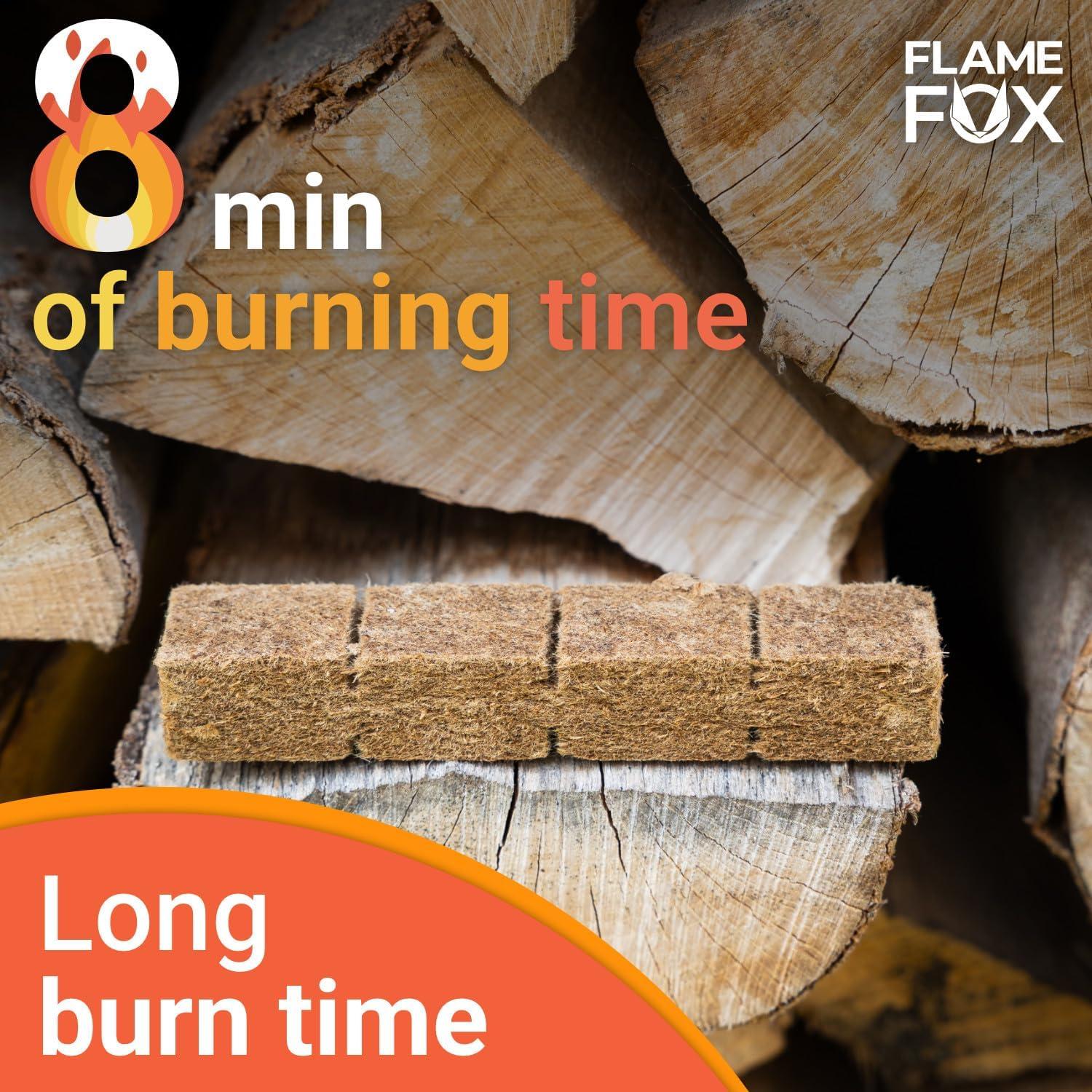 Cubes de Fuego Flamefox 320pcs - Encendedor Rápido y Ecológico