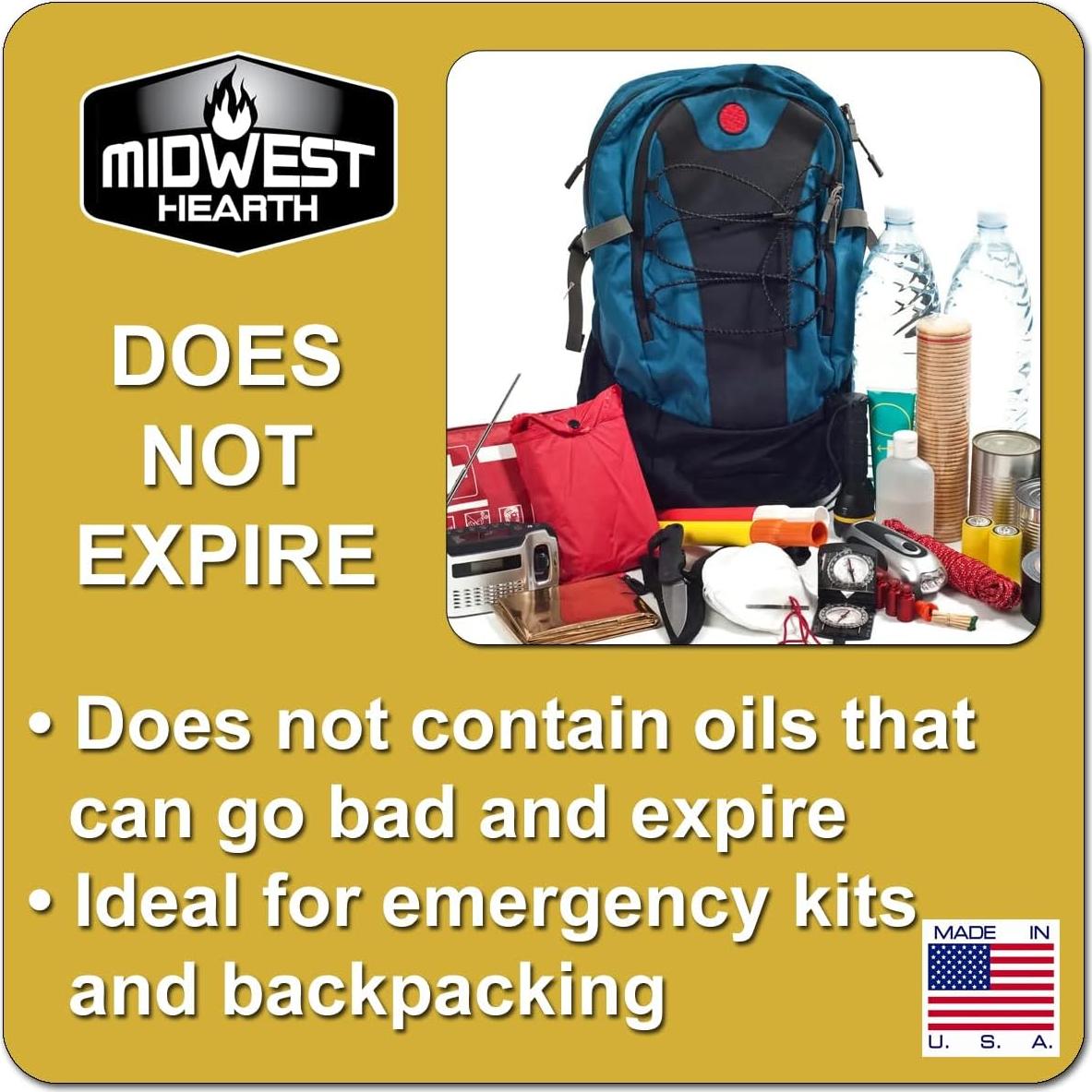 Cuadrados de Encendido Rápido Midwest Hearth - 144 Unidades