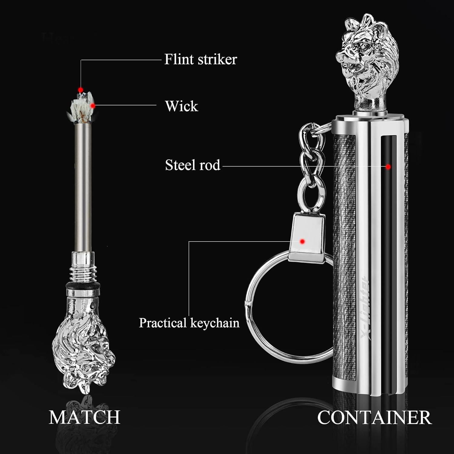 Cerilla Permanente x-lighter León - Encendedor a Prueba de Agua