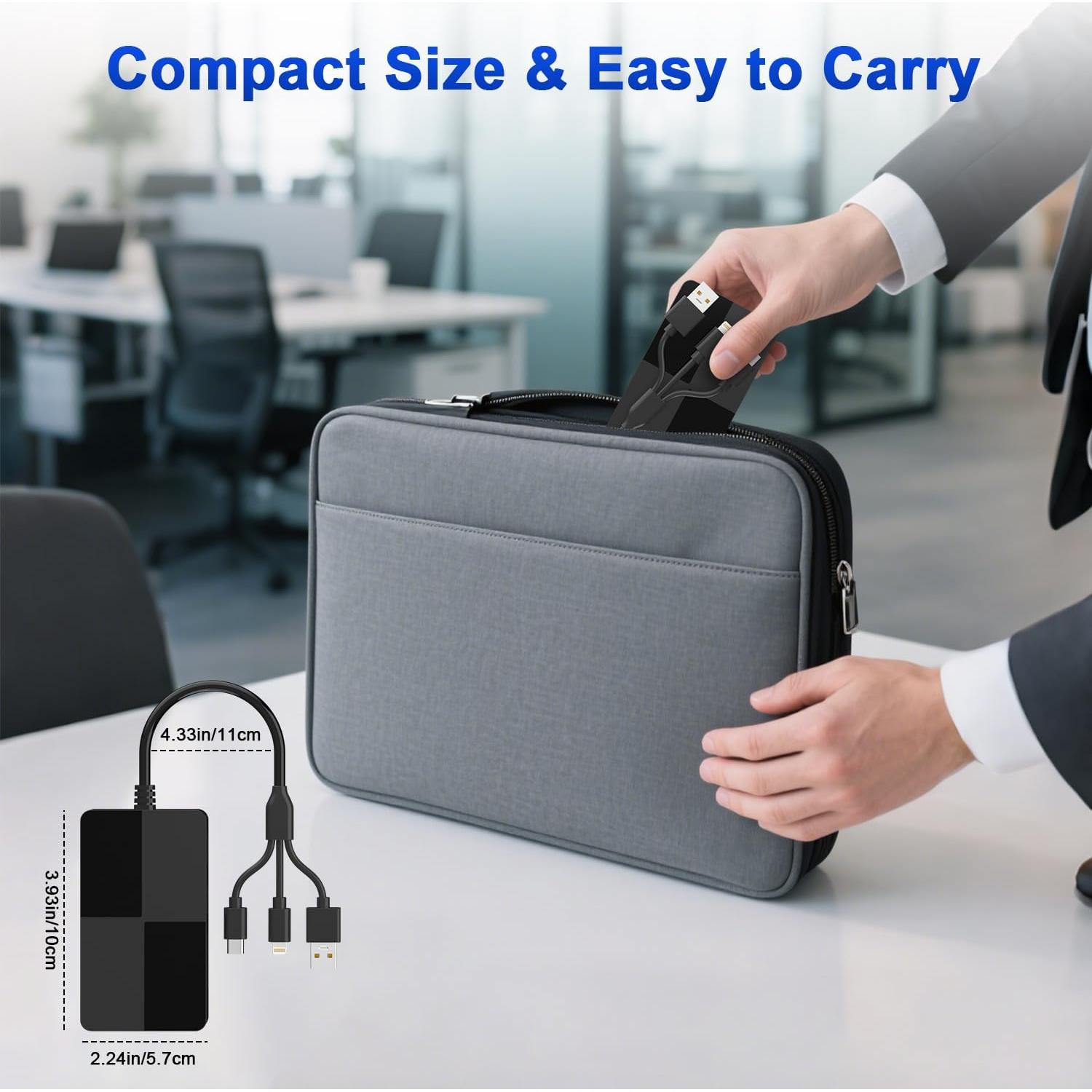 Lector de Tarjetas Múltiples Lymfora 8-en-1 USB-C Lightning