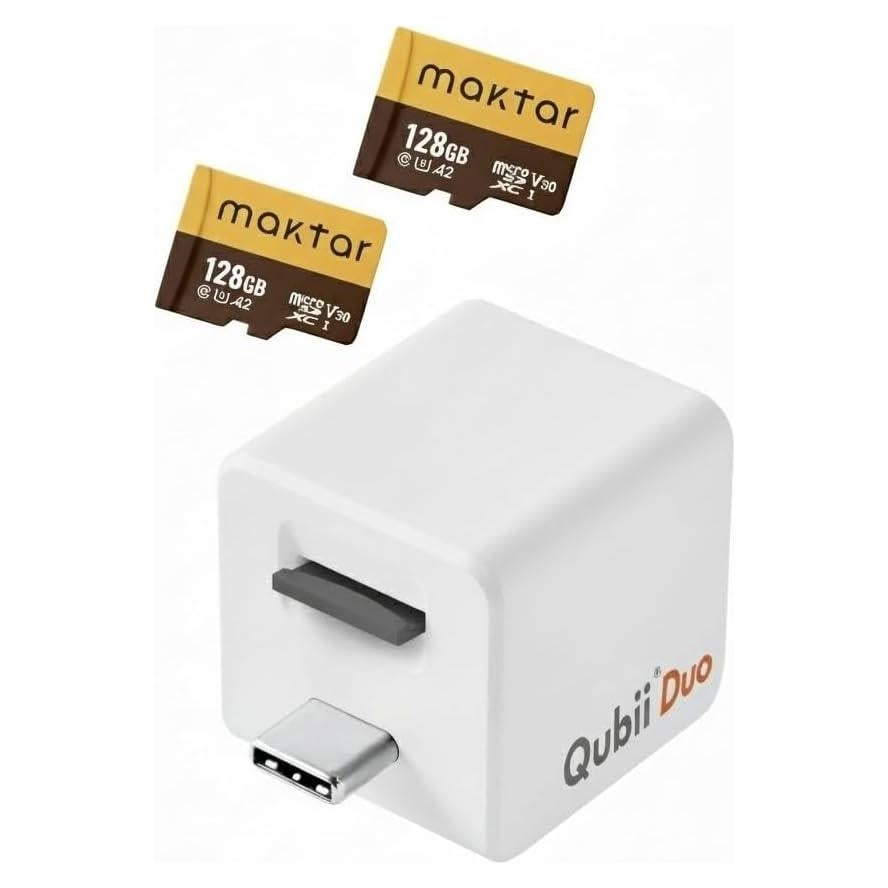 MAKTAR Qubii Duo USB-C 128GB: Almacenamiento y Carga iPhone