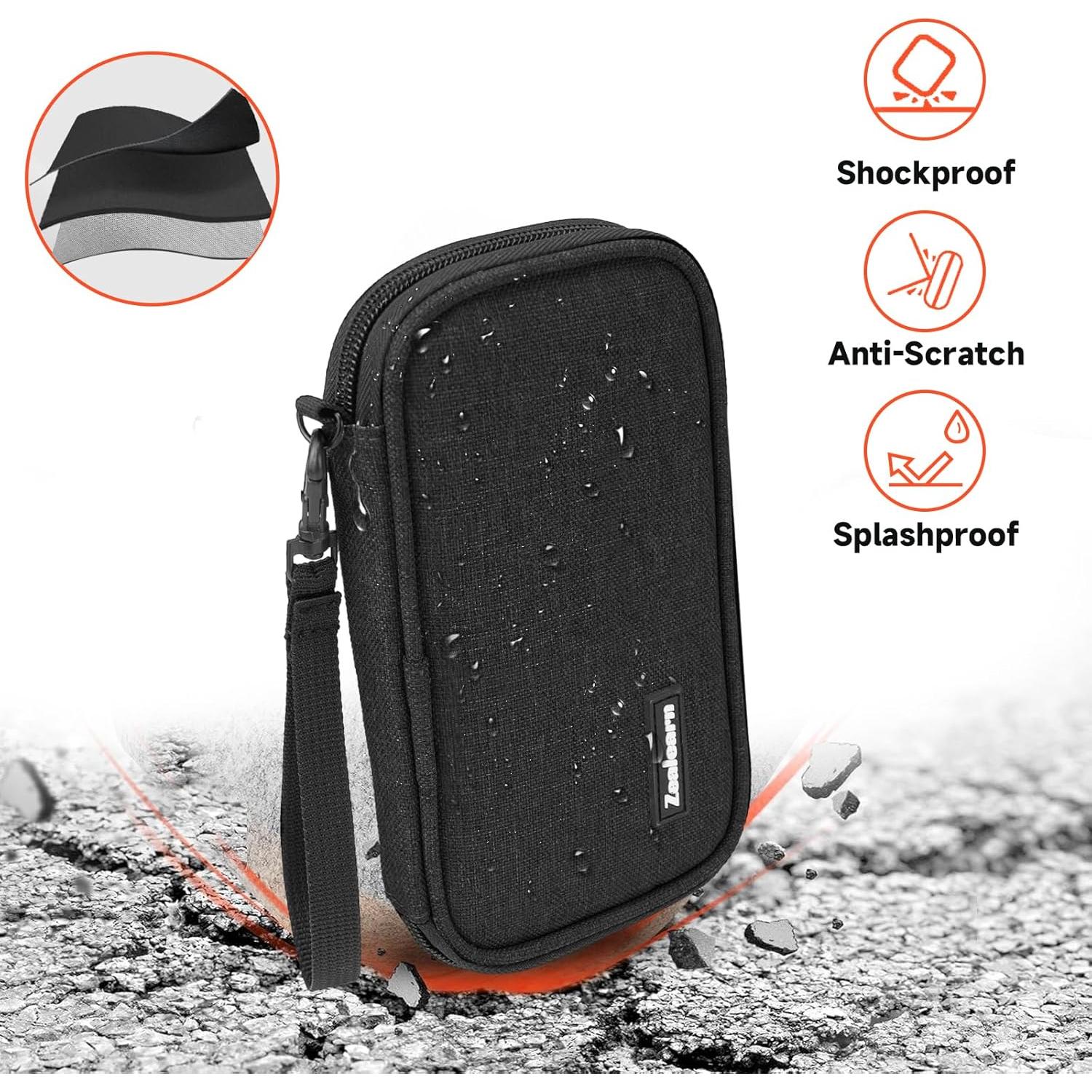 Funda Organizador USB Zealearn 10 Slots Negro para Flash Drive