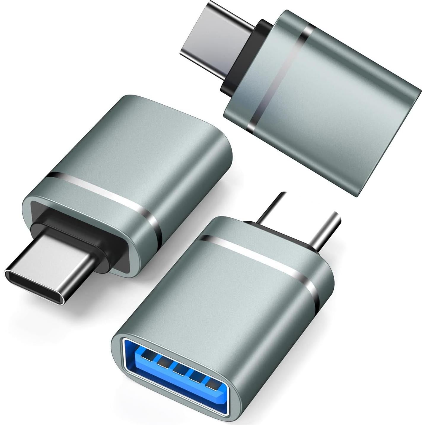 Adaptador USB C a USB 3.0 Hembra LJ zjcxin - Paquete de 3