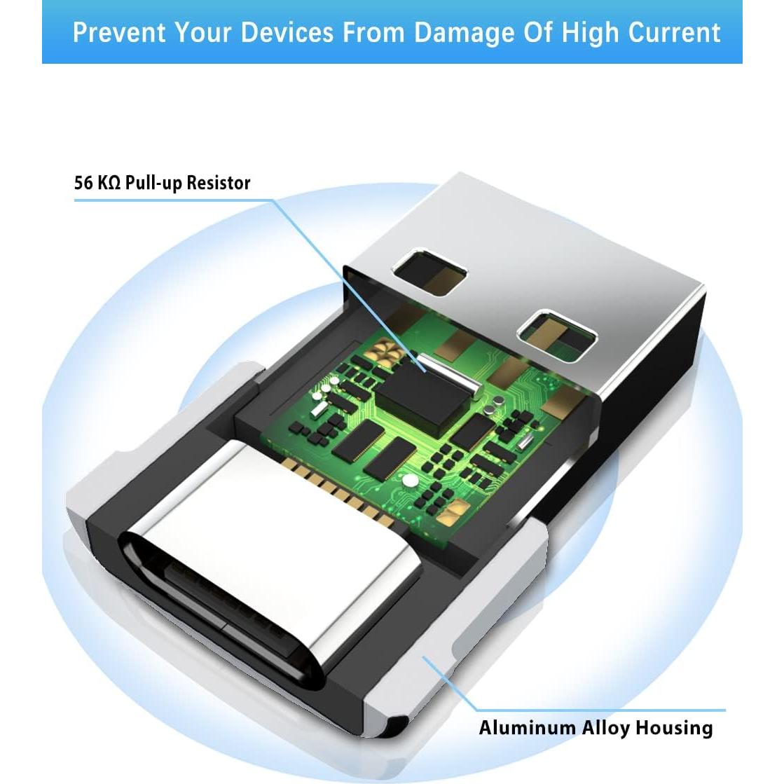 Adaptador USB a USB-C Basesailor 4P 3.0 Plata